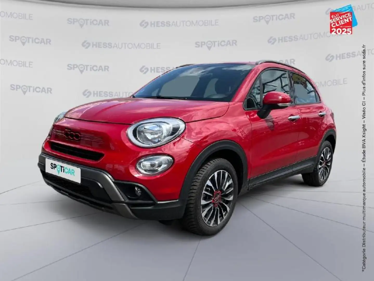Fiat 500X 1.5 FireFly Turbo 130ch S/S Red Hybrid DCT7 Rouge - 1