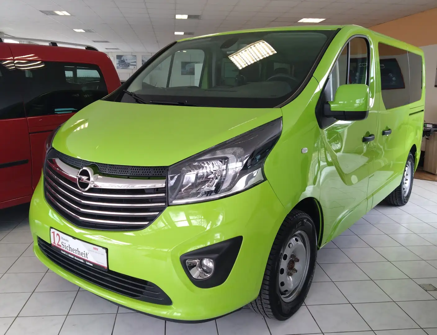 Opel Vivaro Vivaro Kombi L1H1 1.6 CDTI 8-Sitze AHZV Navi RKF Grün - 1