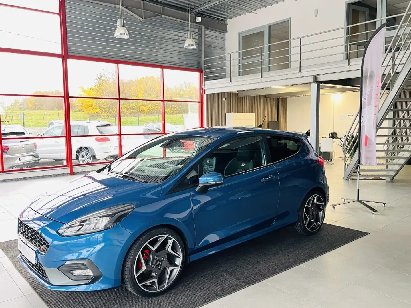 Ford Fiesta ST 1,5 200 PACK PERFORMANCE DIFFERENTIEL LAUNCH CONTROL GPS CAMERA APPLE CARPLAY FEUX HALOGEN Blauw - 1