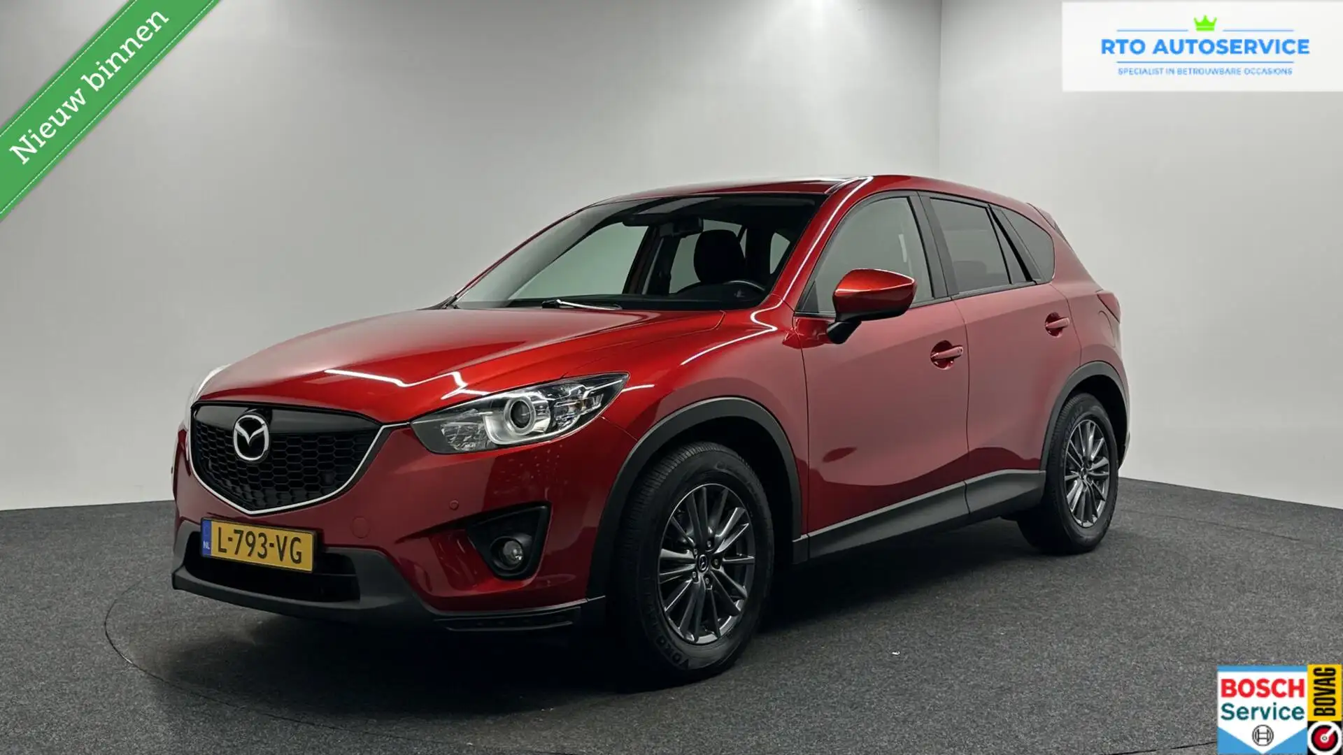 Mazda CX-5 2.0 TS+ 2WD TREKHAAK CAMERA ECC CRUISE LM STOELVER Rood - 1