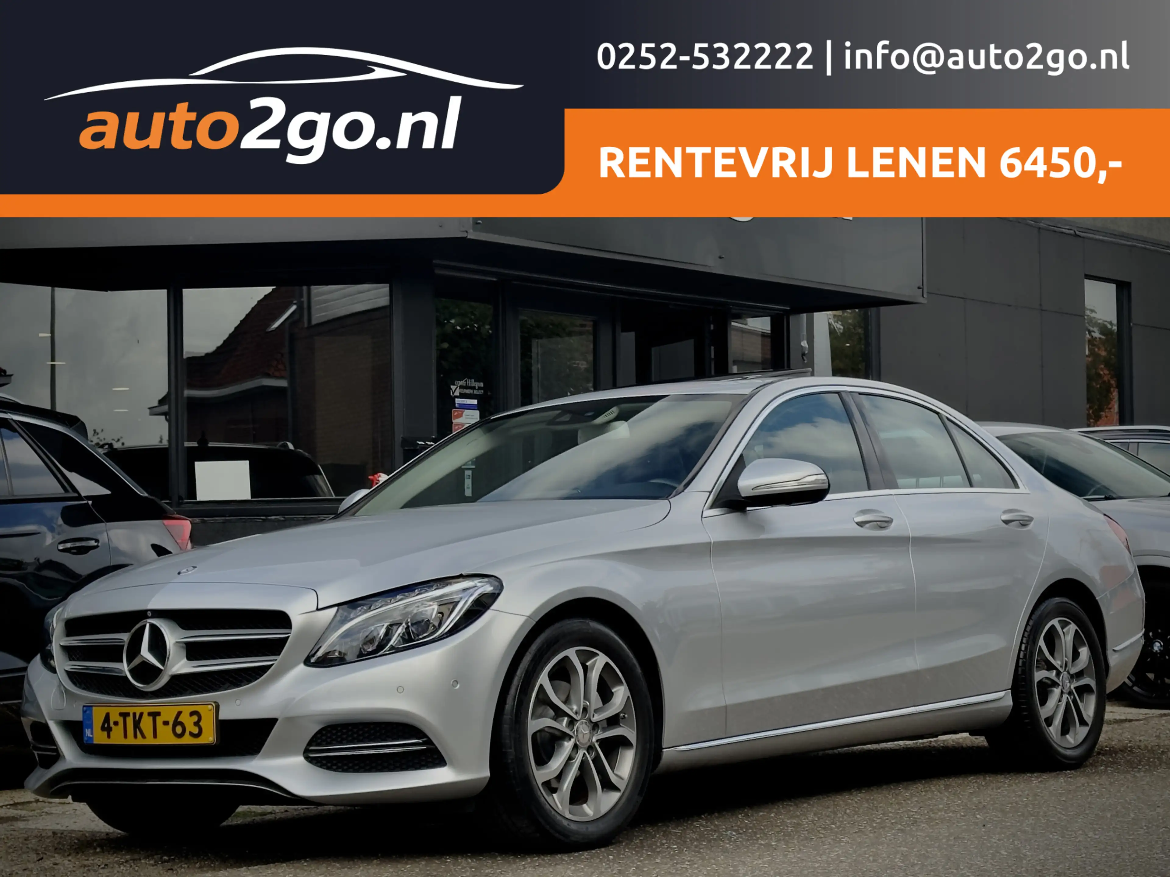Mercedes-Benz C 180 AUT7 ACTIE! BETAAL NU 50% 6450 DE REST IN 2JAAR RE