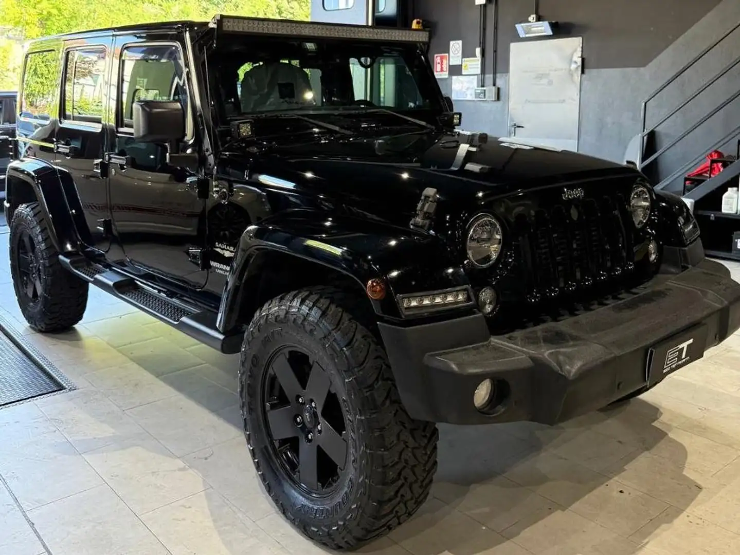 Jeep Wrangler Unlimited 2.8 crd Sahara auto Nero - 1