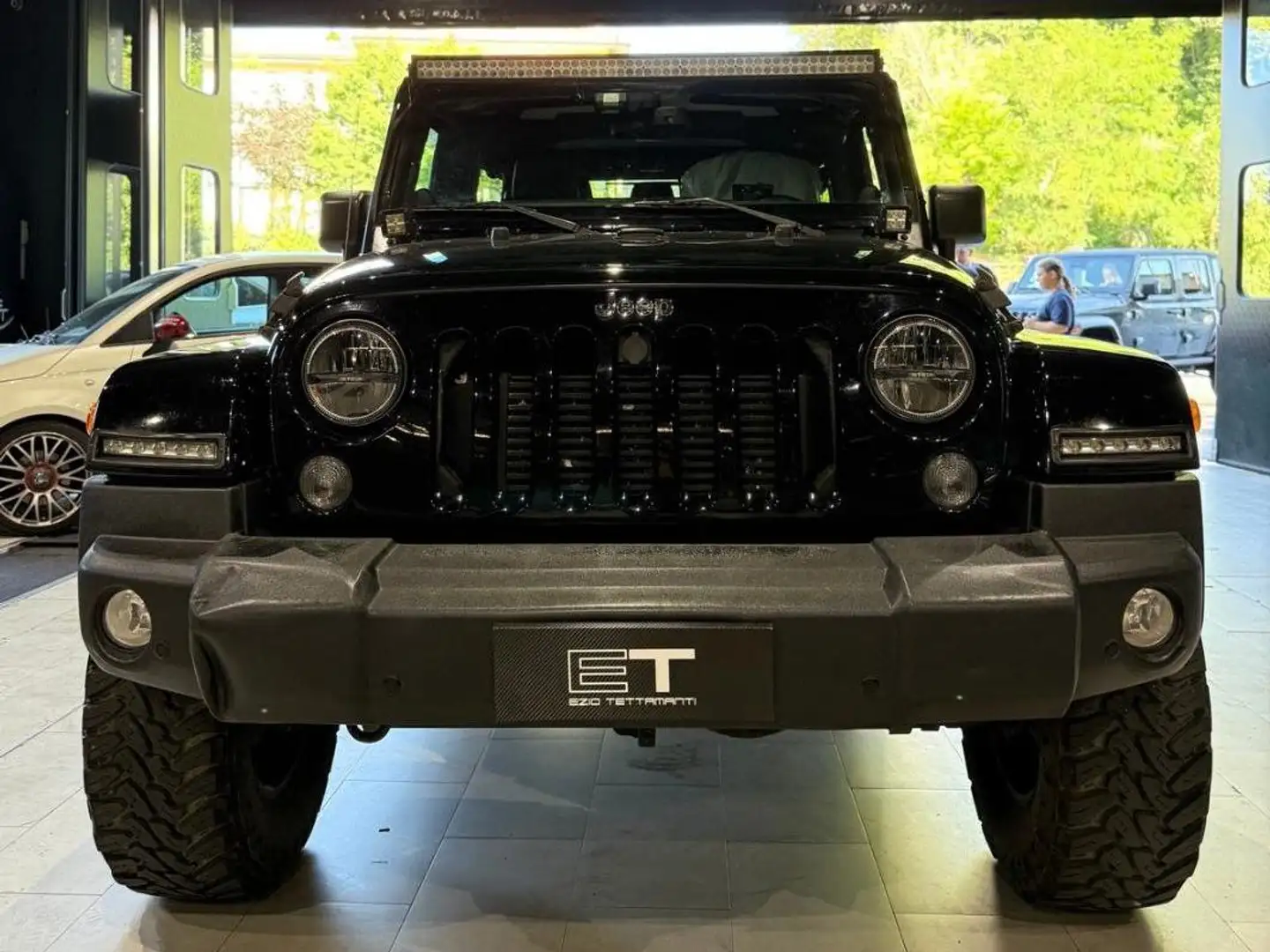 Jeep Wrangler Unlimited 2.8 crd Sahara auto Nero - 2