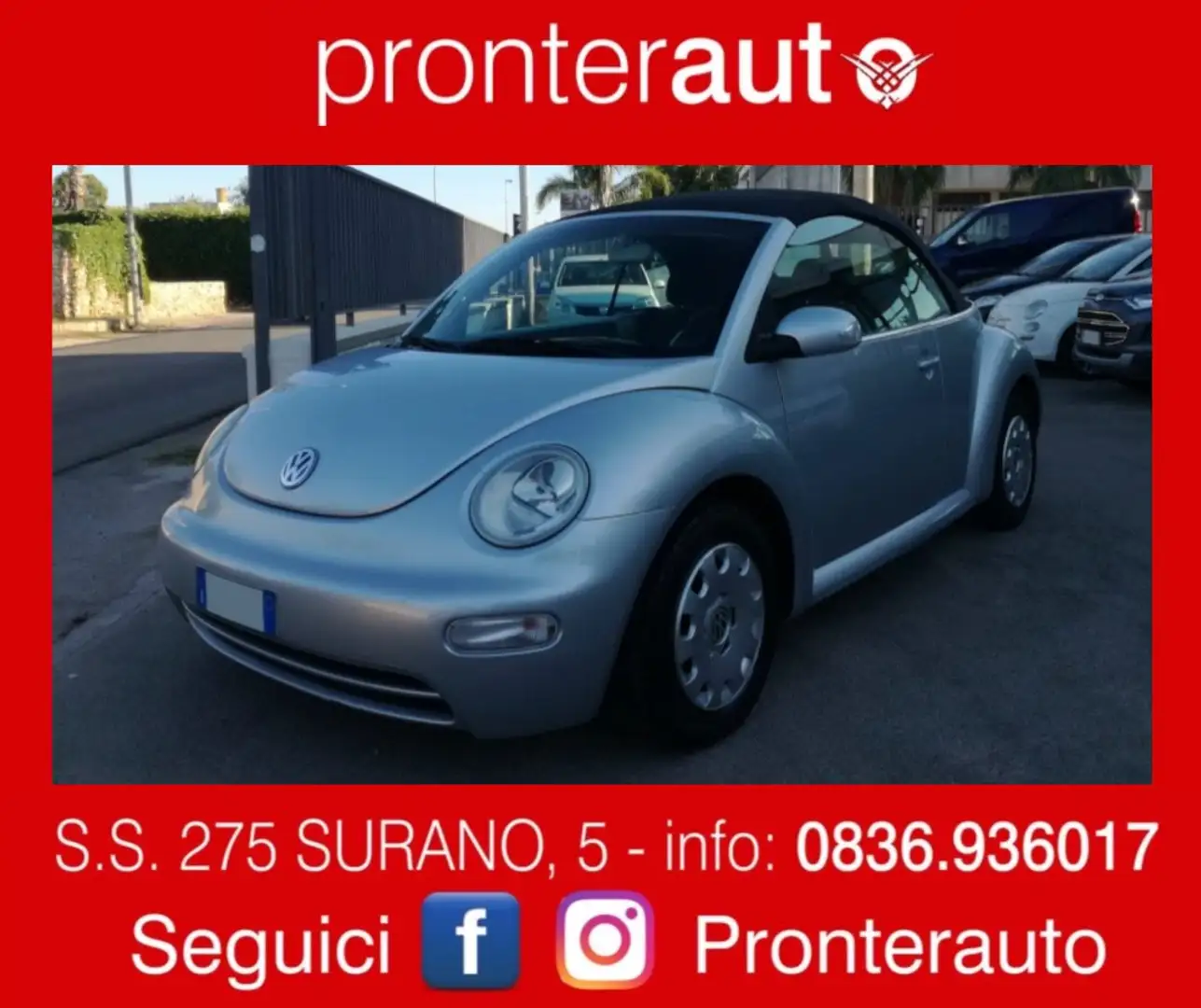 Volkswagen New Beetle New Beetle Cabrio 1.9 tdi 100cv Argent - 1