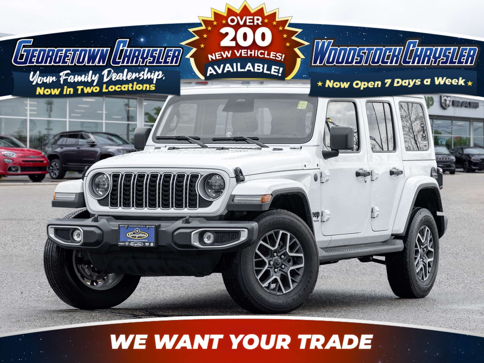 2025 Jeep Wrangler SAHARA | BODY CLOUR HARD TOP | HEATS SEATS WHEEL