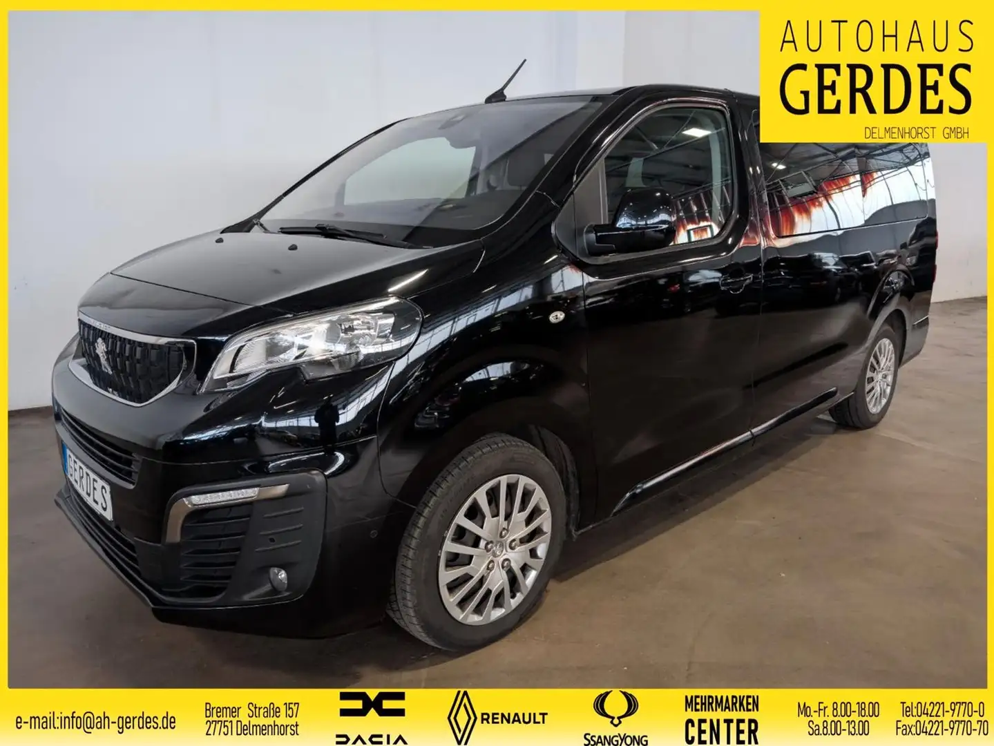 Peugeot Traveller Business 2.0 BlueHDi L3 9-Sitzer Černá - 1