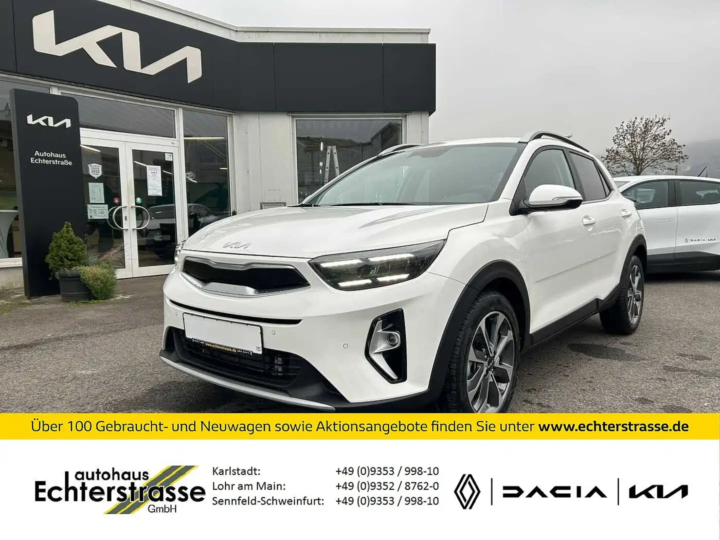 Kia Stonic Spirit 1.0 T-GDI DCT7 +LED+RFK Biały - 1