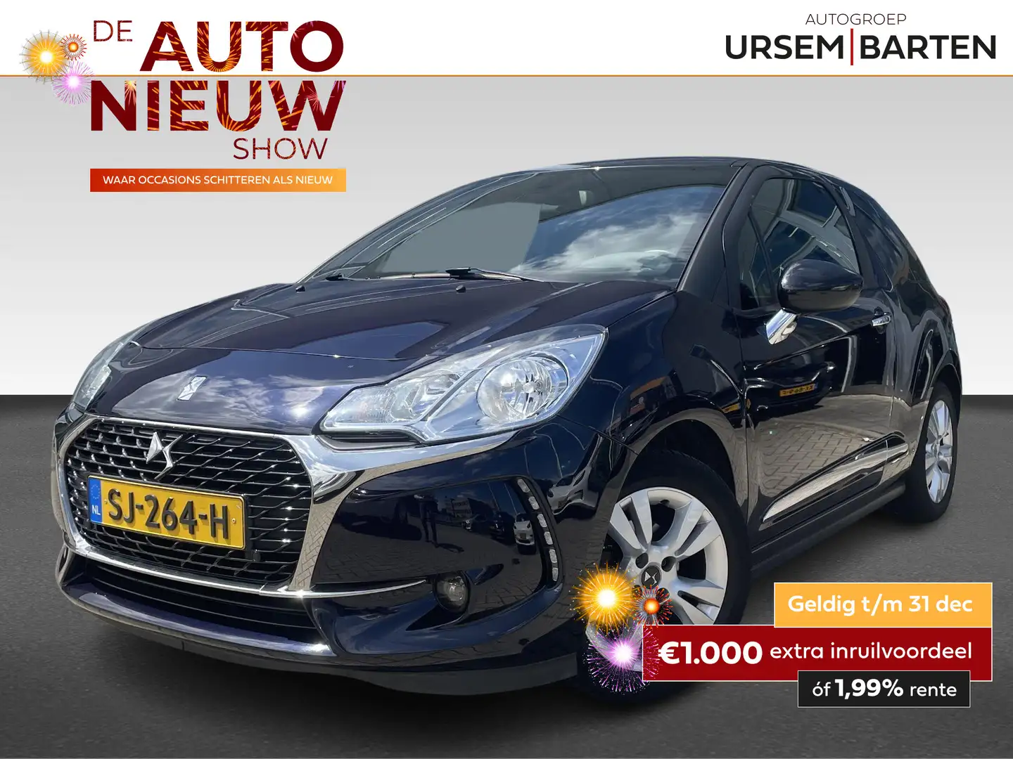 DS Automobiles DS 3 1.2 PureTech Business Bleu - 1