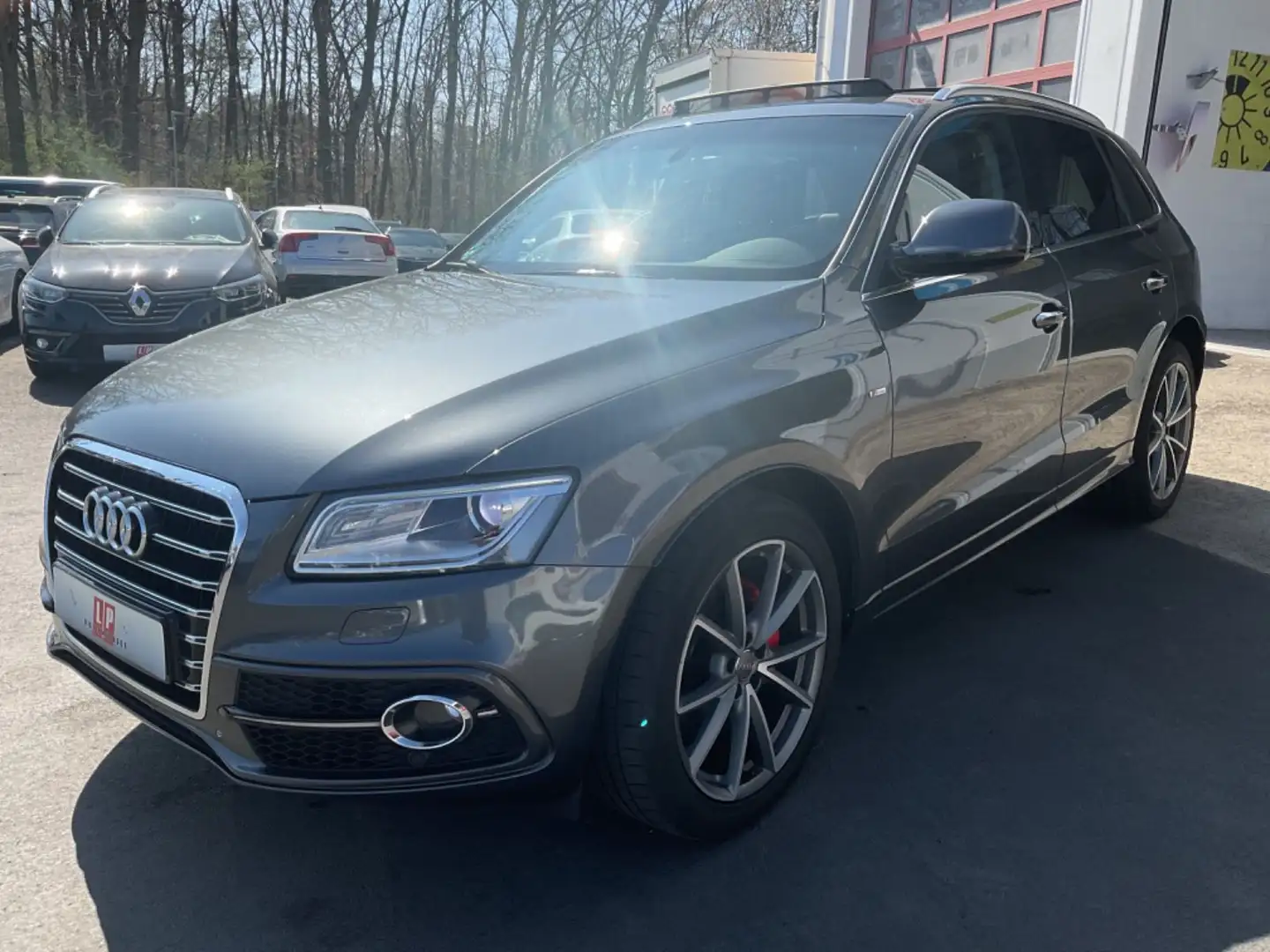 Audi Q5 2.0 TDI S Line Pano Navi Teilleder Grau - 1