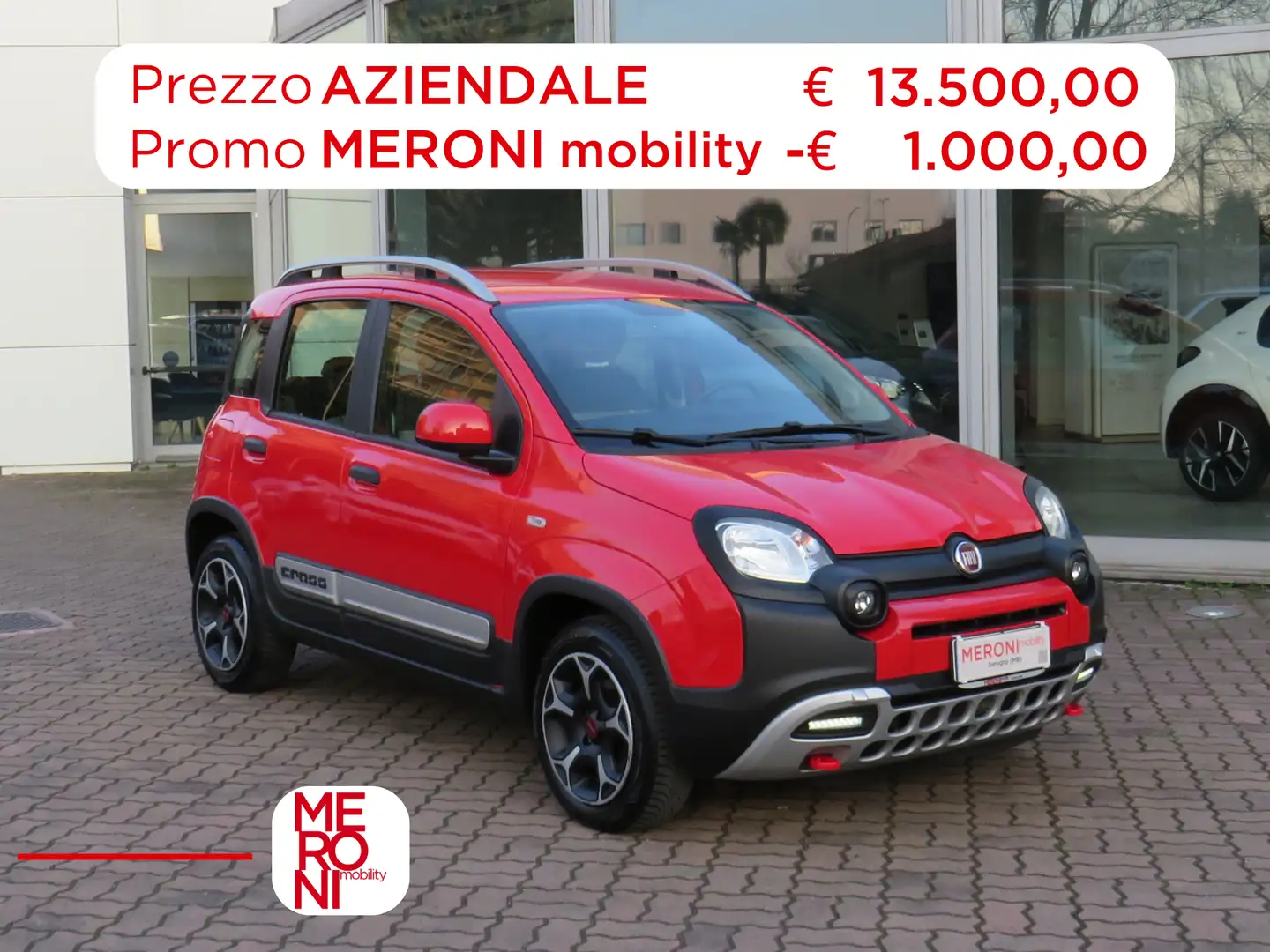 Fiat Panda 1.0 FireFly S&S Hybrid Cross Rosso - 1