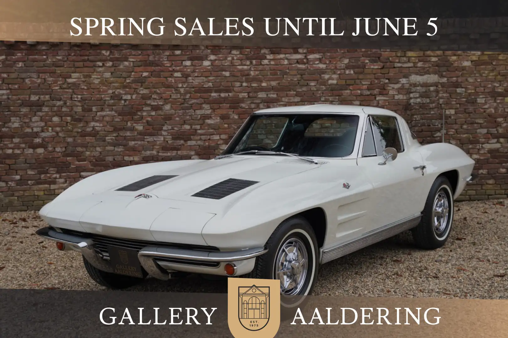 Corvette Stingray C2 Split Window PRICE REDUCTION Rare one-year-only Weiß - 1