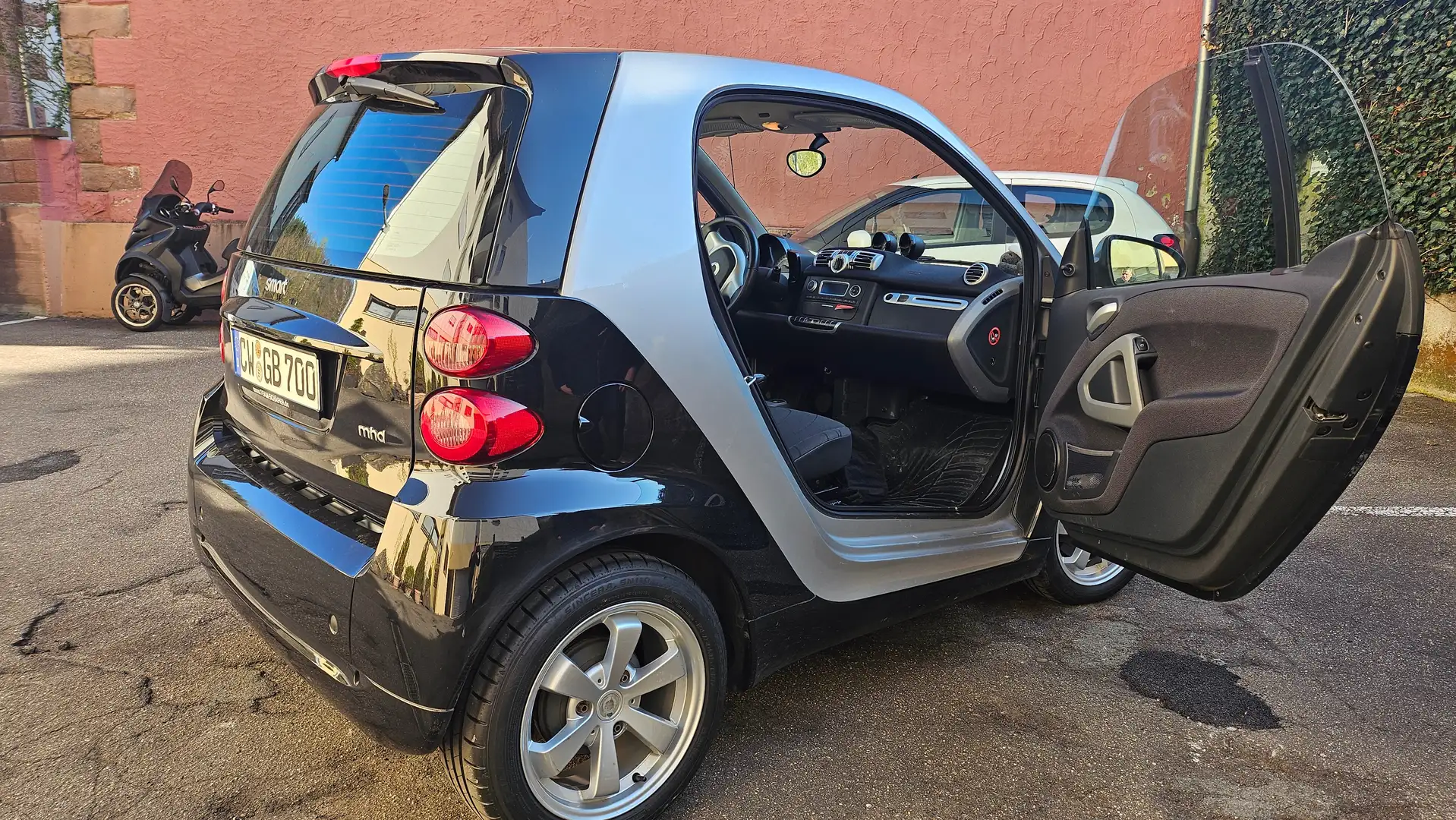smart forTwo Coupe Glasdach Schwarz - 2