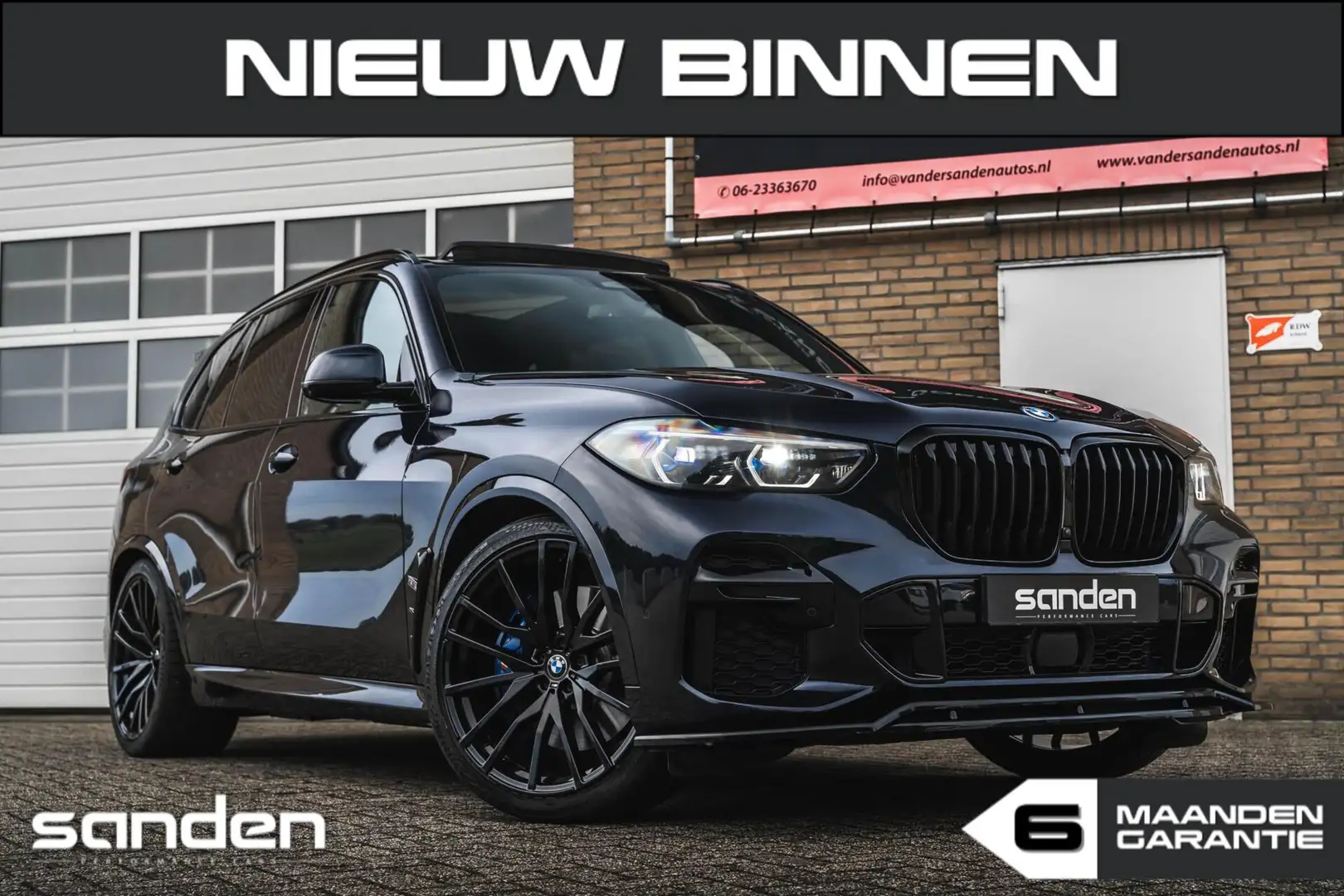BMW X5 xDrive45e M-sport|M-Seats|Pano|360°|22''|Luchtver| Noir - 1