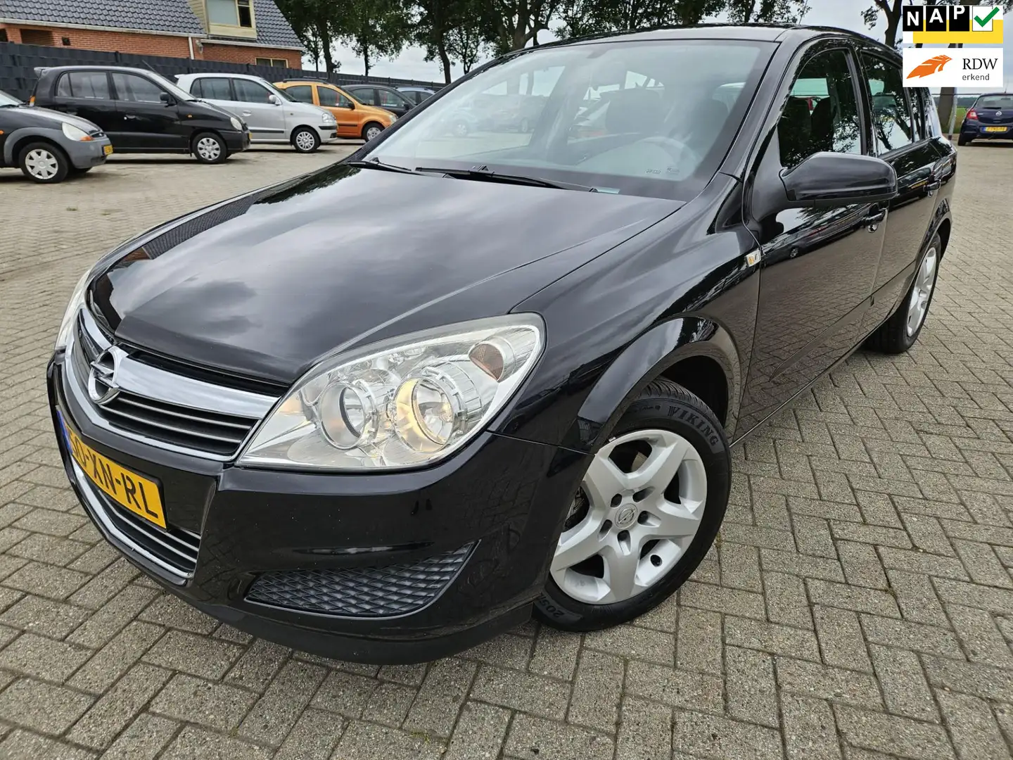 Opel Astra 1.6 Business 5Drs. 2007. Airco/Cruise/Trekhaak/CV Negro - 1