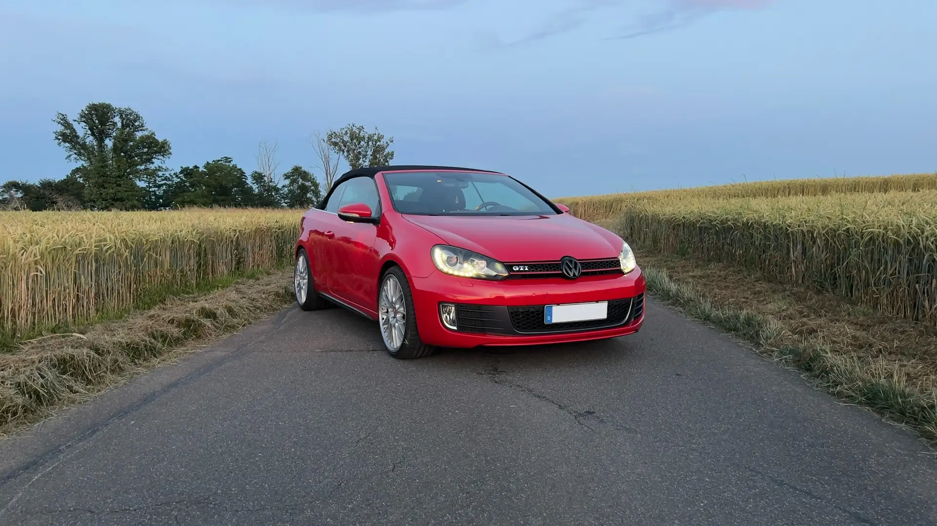 Volkswagen Golf Cabriolet Cabrio GTI DSG Vollausstattung Roşu - 1