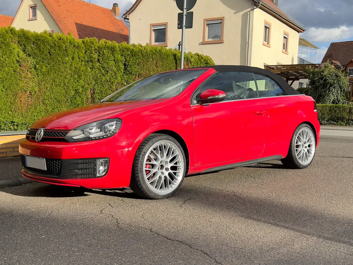 Volkswagen Golf Cabriolet Cabrio GTI DSG Vollausstattung Roşu - 2