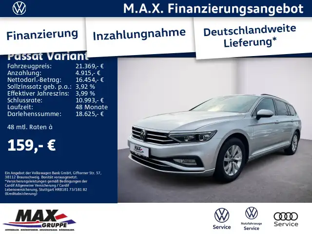 Volkswagen Passat Variant 2.0 TDI DSG BUSINESS MATRIX LED+K