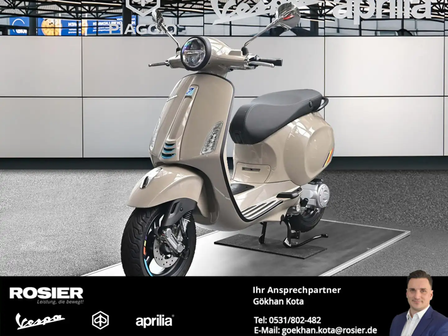 Vespa Primavera S 50 E5 Beige - 1