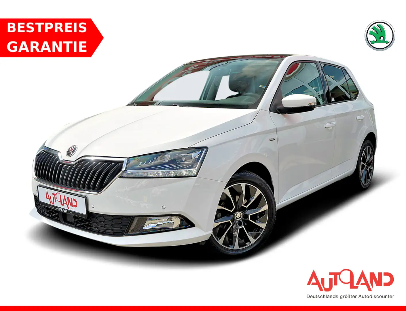 Skoda Fabia 1.0 TSI Drive Best of LED Navi ACC DAB PDC Wit - 1