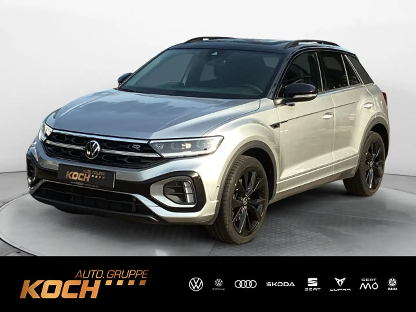 Volkswagen T-Roc 1.5TSI R-Line DSG NAVI AHK LED PANO KAMERA Plateado - 1