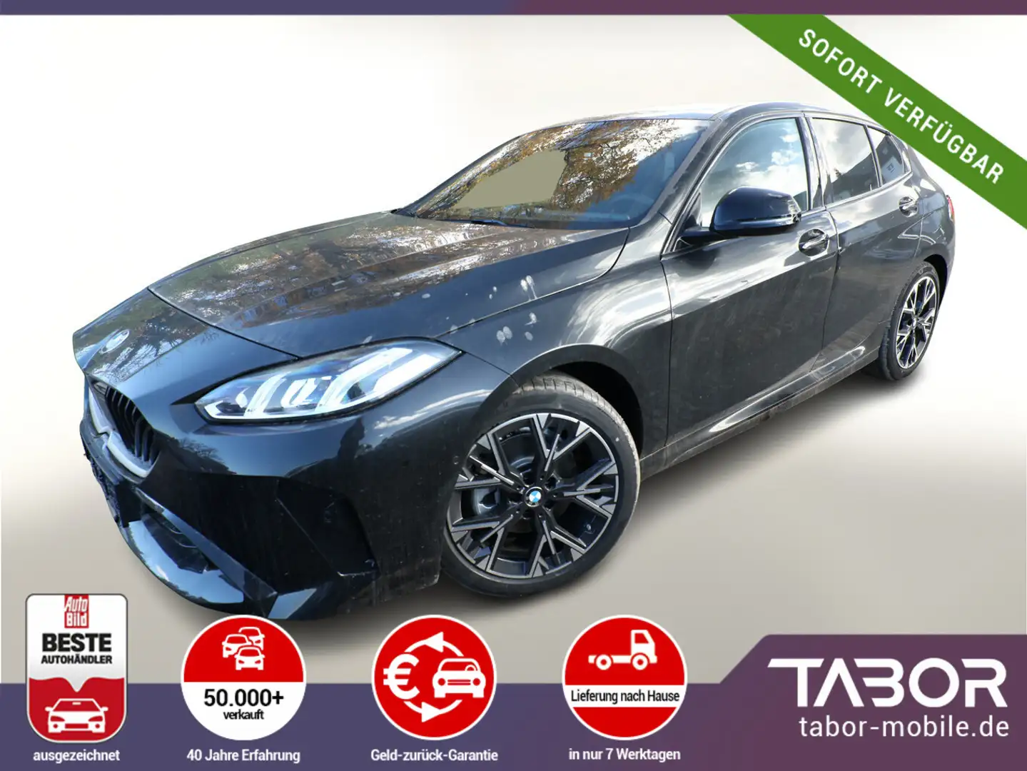 BMW 120 120i M Sport ACC PrivG 2Z-Klima LED Nav UVP-21%* Negro - 1