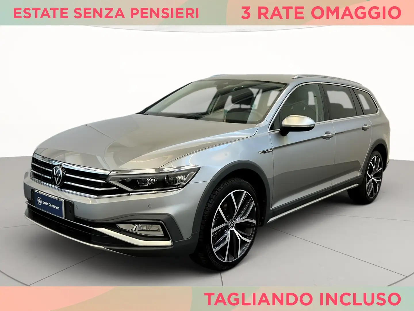 Volkswagen Passat Variant alltrack 2.0 tdi 4motion 200cv dsg Grigio - 1