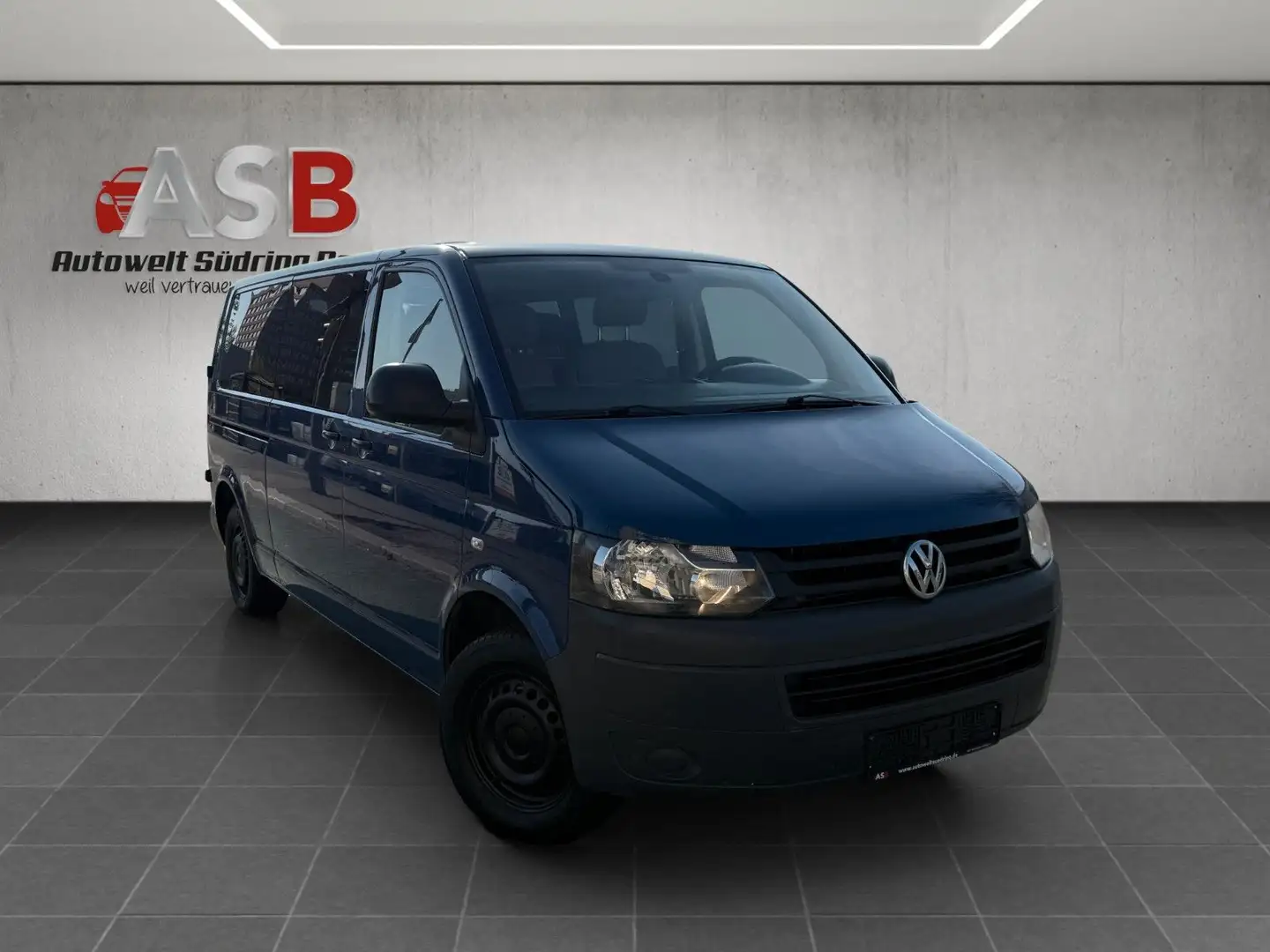 Volkswagen T5 Transporter T5 Kombi langer Radstand Klima*9-Sitzer*Standhzg Blau - 2