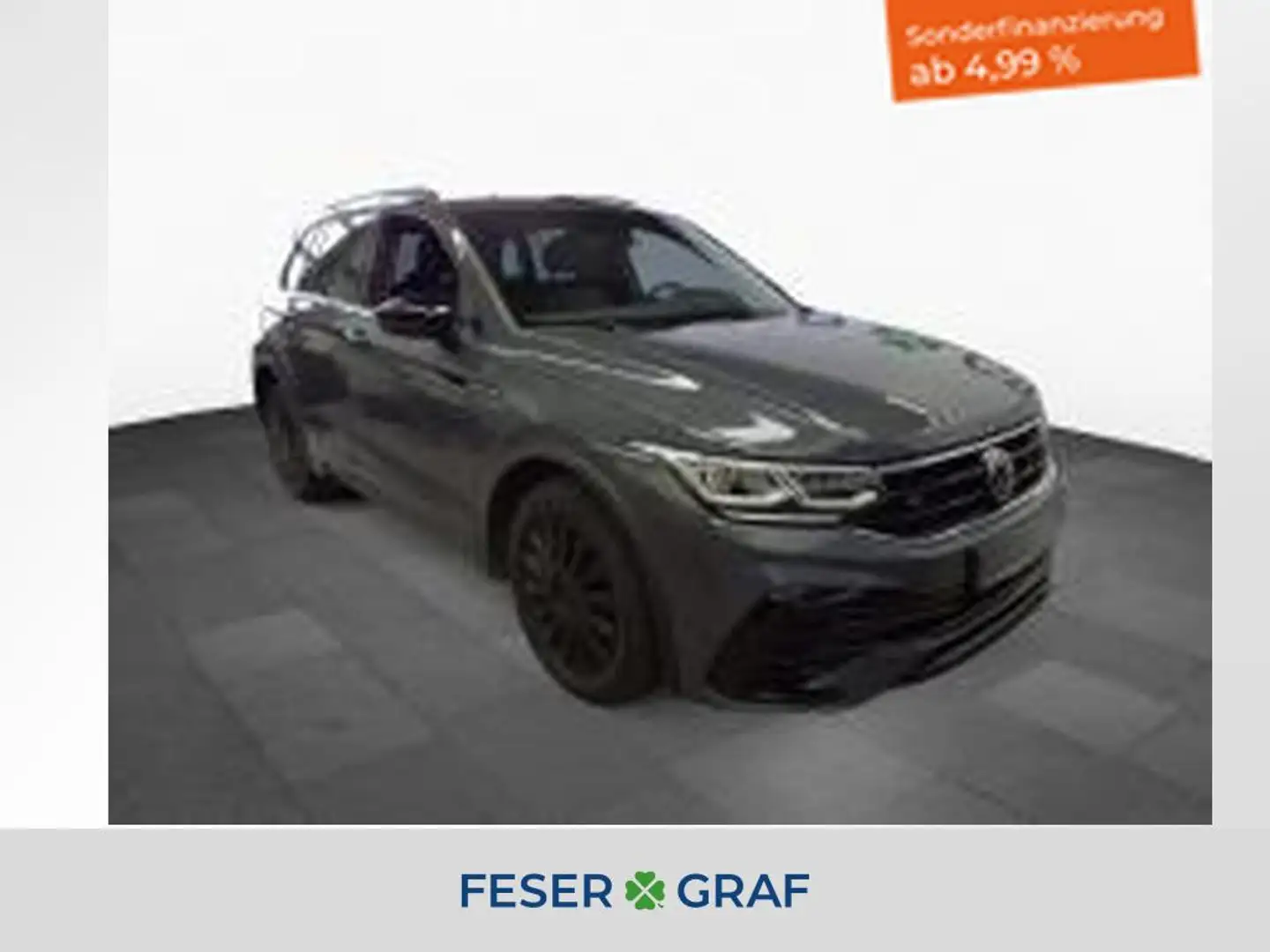 Volkswagen Tiguan R-Line 2.0TDI 110kW 6-Gang Matrix AHK Grau - 1