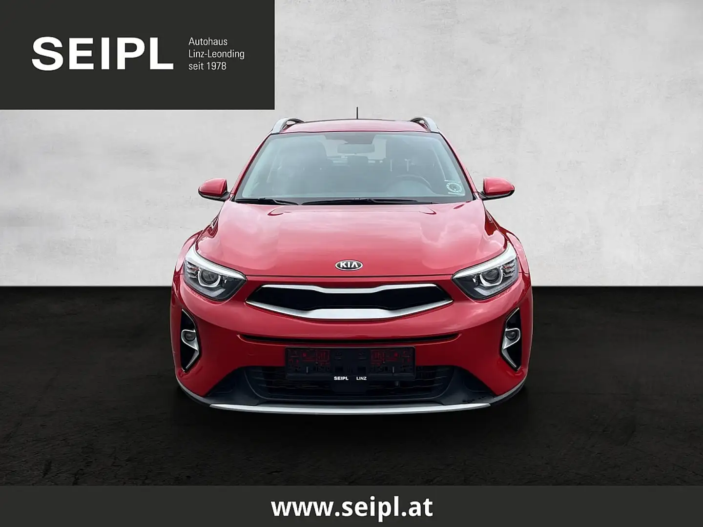 Kia Stonic 1,0 TGDI GPF ISG Silber Rot - 2