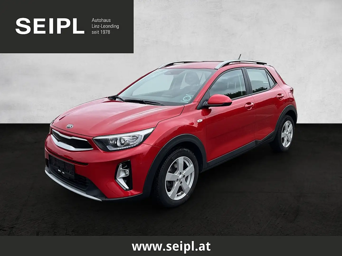 Kia Stonic 1,0 TGDI GPF ISG Silber Rot - 1