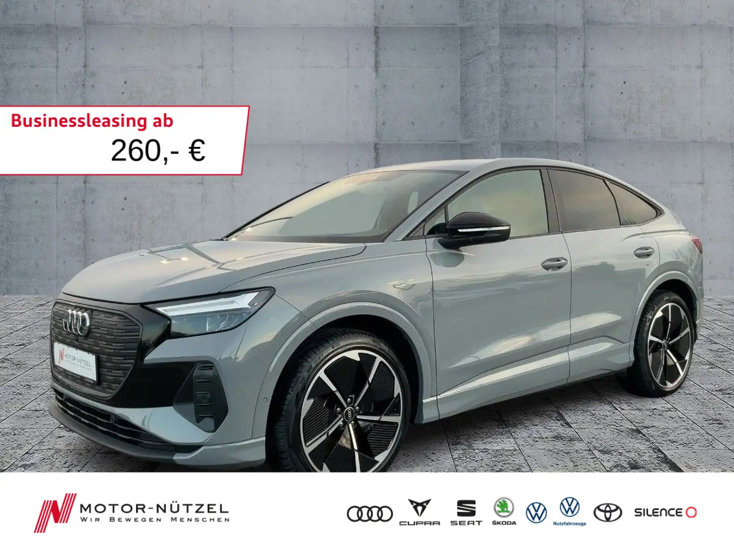 Audi Q4 e-tron 35 ADVANCED LED+NAVI+RFK+ACC Grau - 1
