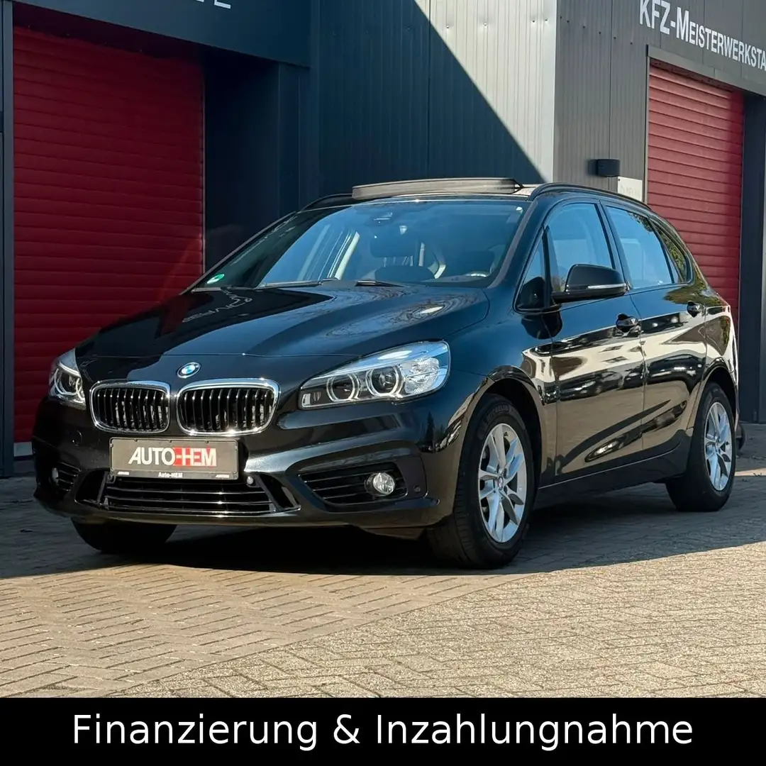 BMW 218 Pano LED Navi Sitzhzg AHK Schwarz - 1