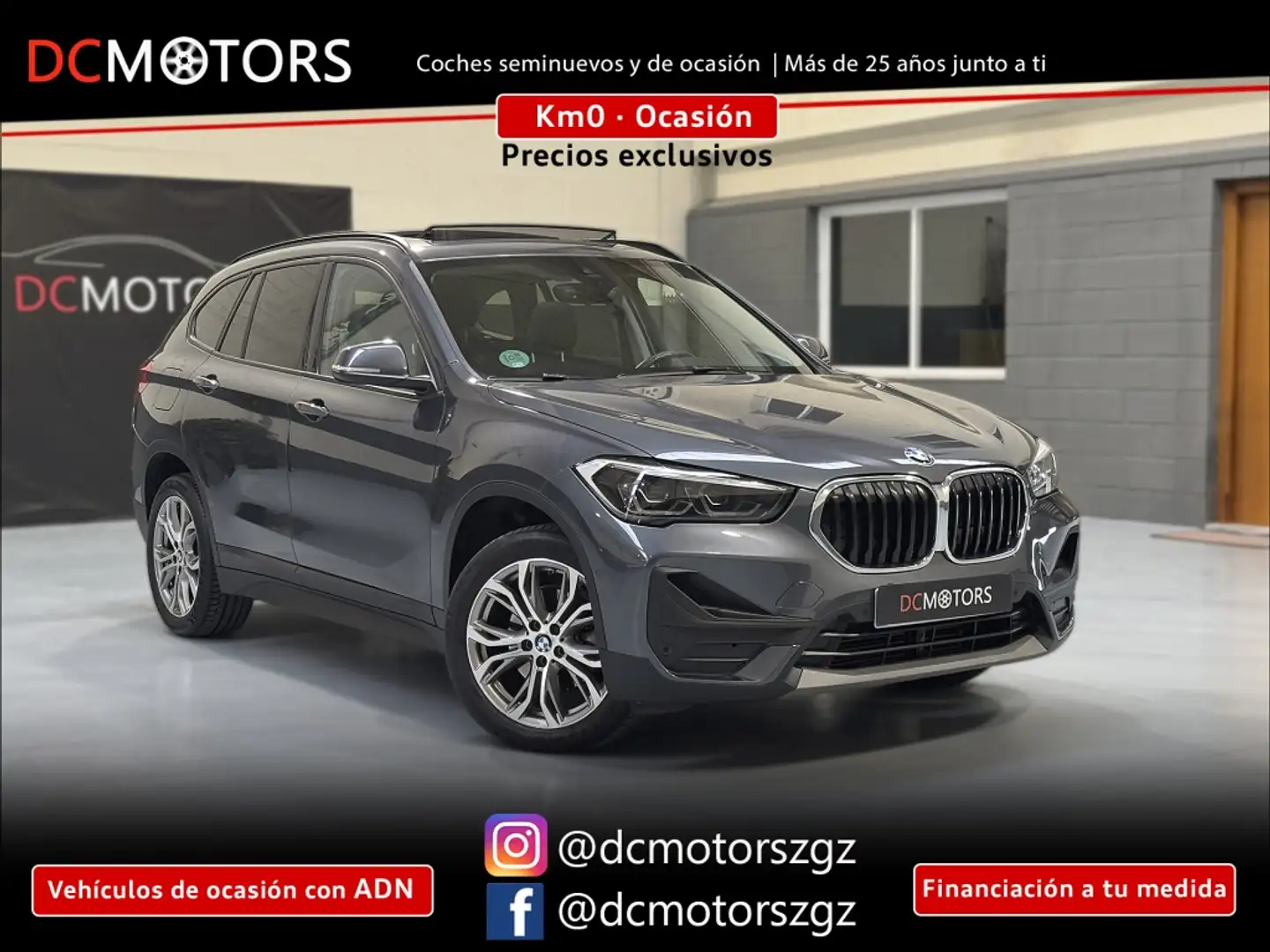 BMW X1 sDrive 18i Gris - 1