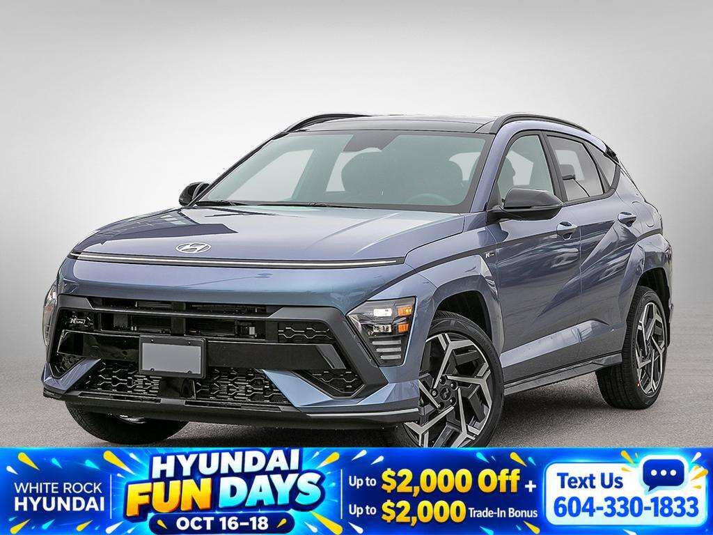 Meta Blue 2027 Hyundai Kona SUV / Crossover  Automatic