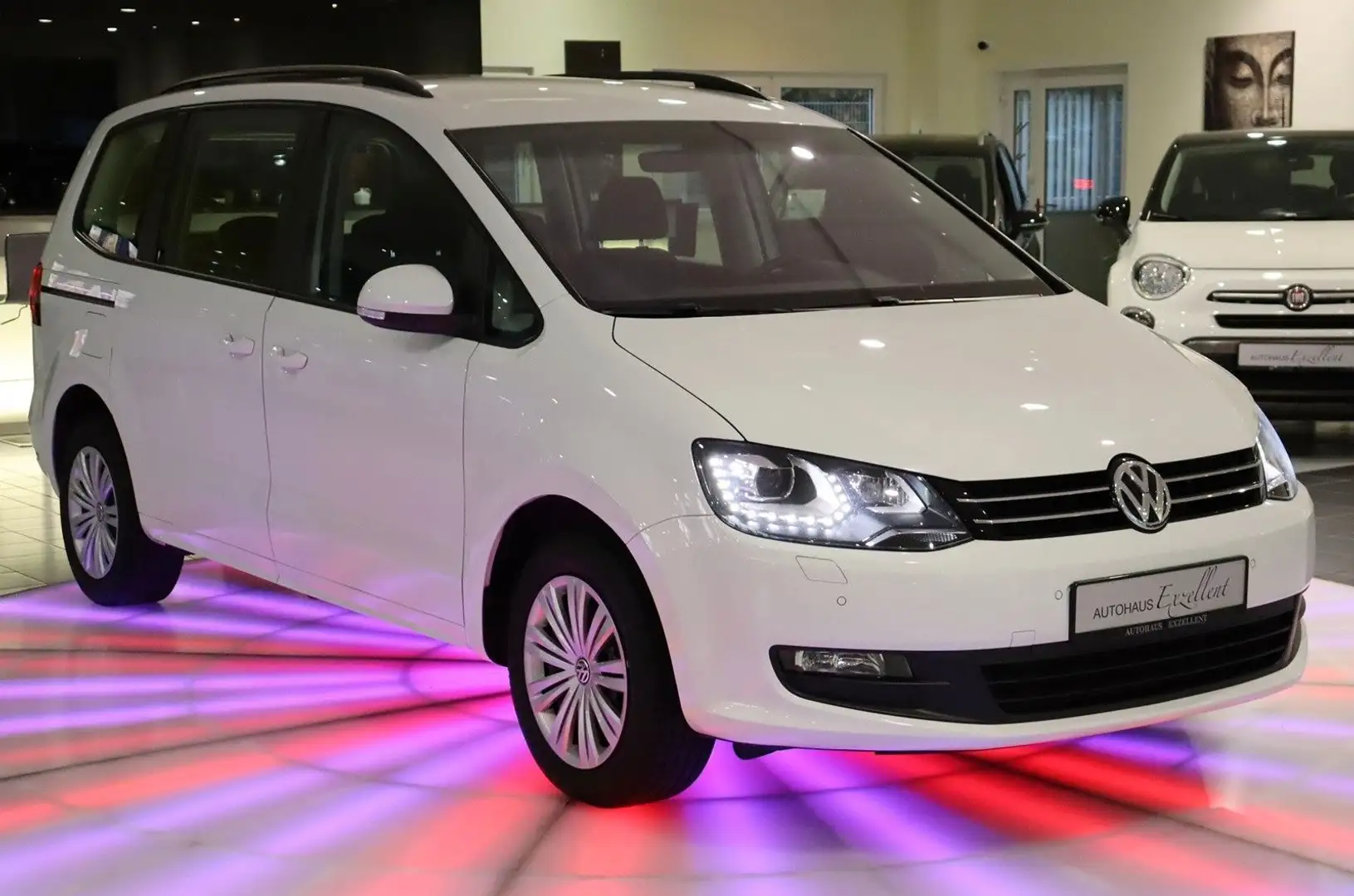 Volkswagen Sharan Trendline BMT *KLIMAAUT*XENON*SHZ*PDC*MFL Blanc - 2