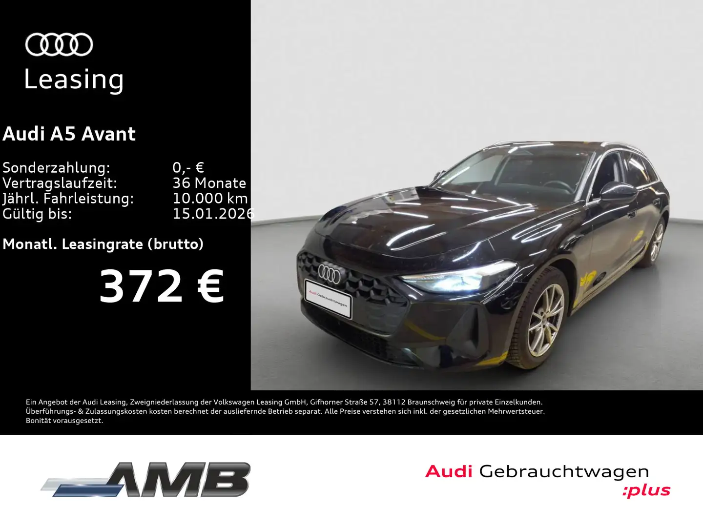 Audi A5 TFSI quattro AHK/LED/Navi/RFK/03.30Gara Schwarz - 1