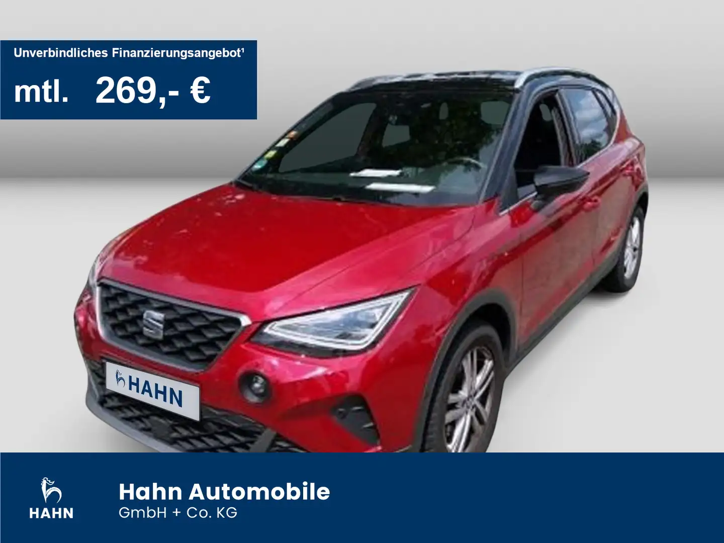 SEAT Arona 1.5 TSI DSG FR Navi LED CAM Sitzhzg Einp Rot - 1
