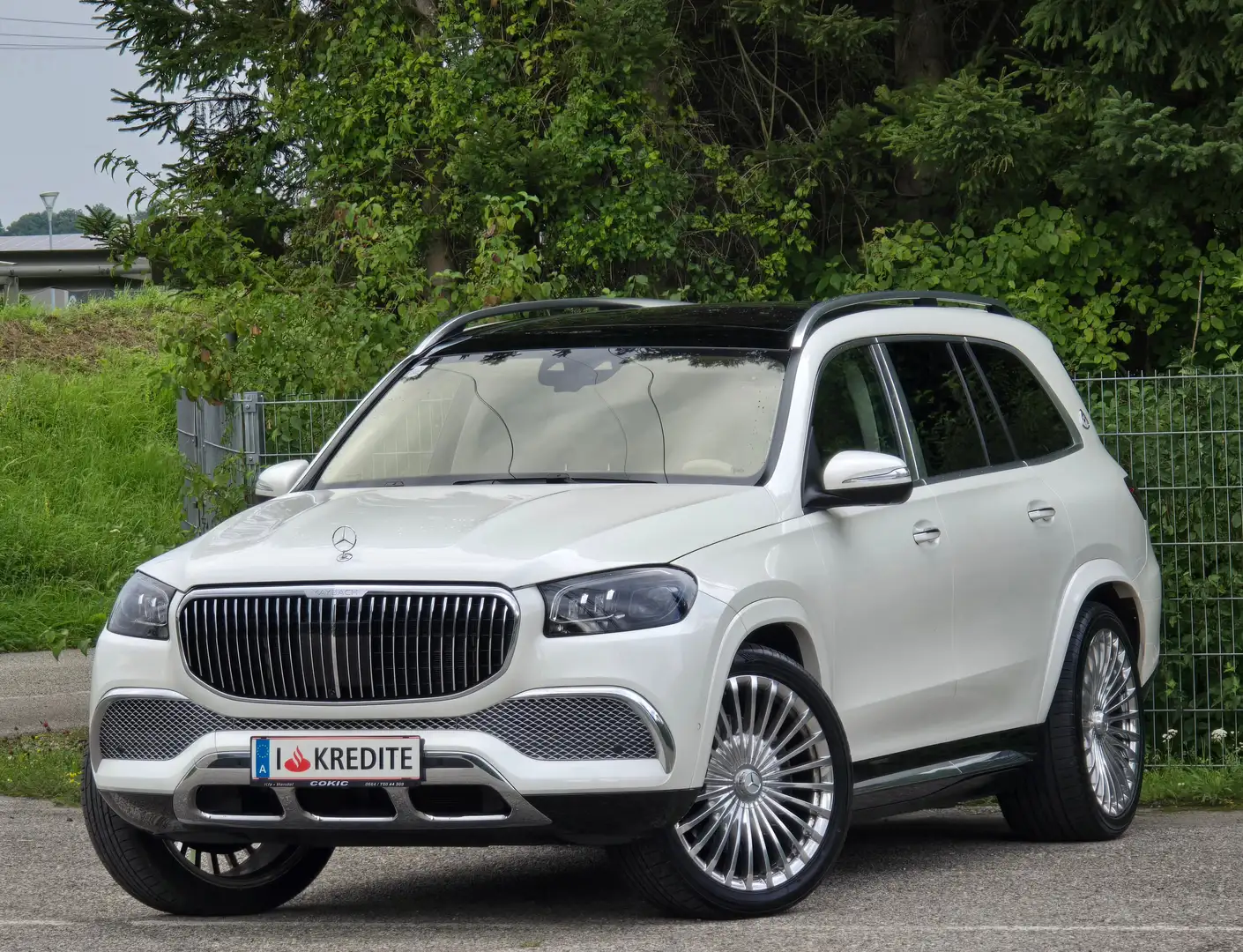 Mercedes-Benz Maybach GLS 600 4Matic* Top* Kredit*MwSt.*Pano*Massage*WerksG* Белый - 1