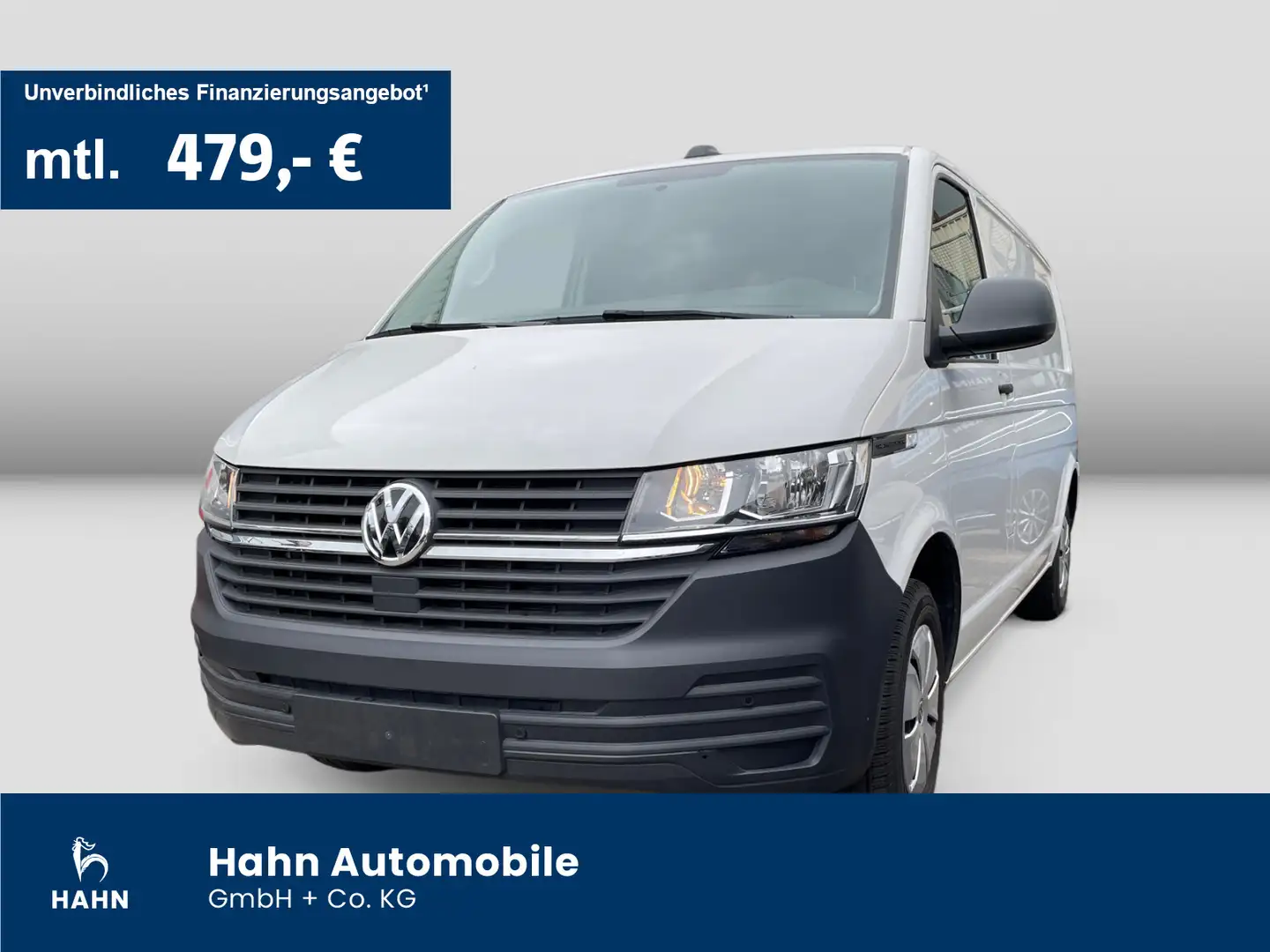 Volkswagen T6.1 Transporter T6.1 Kasten lang L2H1 2.0TDI AHK Heckflügeltüren Weiß - 1