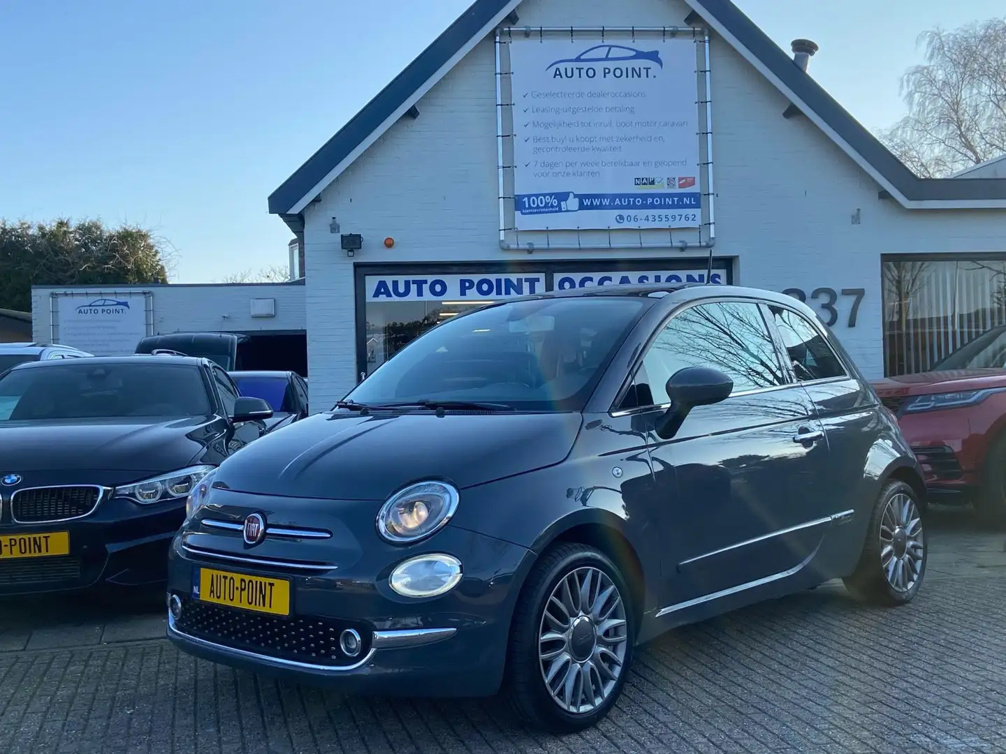 Fiat 500 1.2 500 SPORT GERESERVEERD Grijs - 1