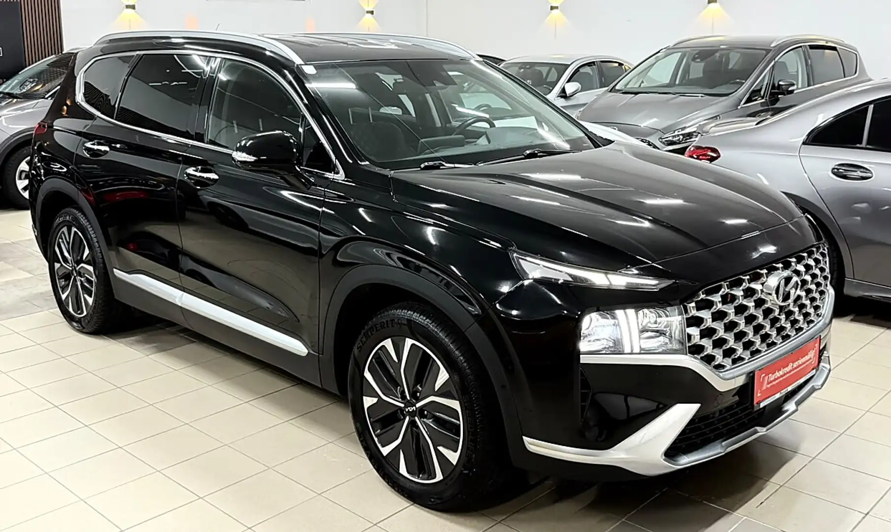 Hyundai SANTA FE Santa Fe 2,2 CRDi 4WD Prestige Line DCT Aut.*me... Schwarz - 2