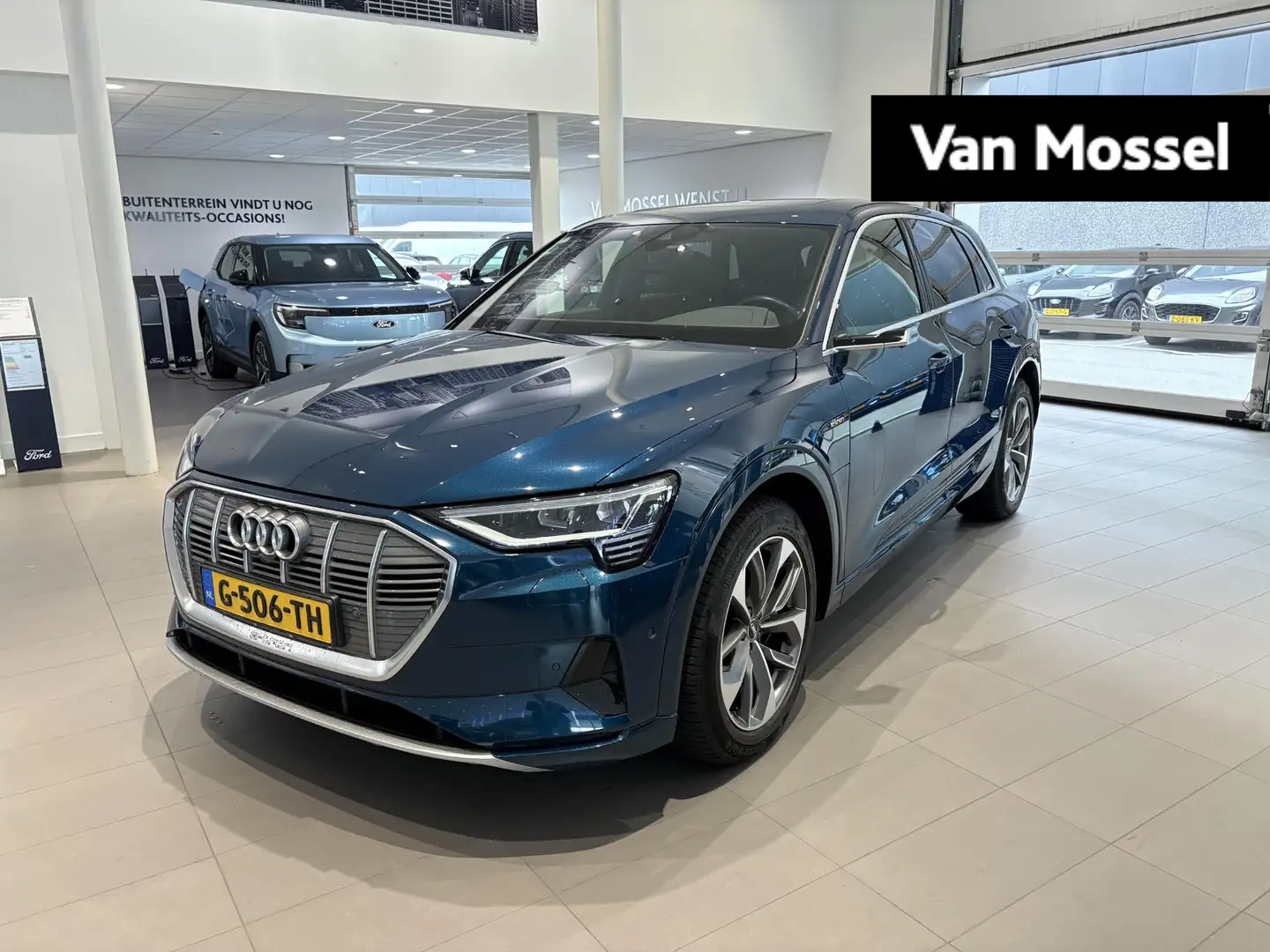 Audi e-tron e-tron 55 quattro advanced 95 kWh | PANORAMADAK | Bleu - 1