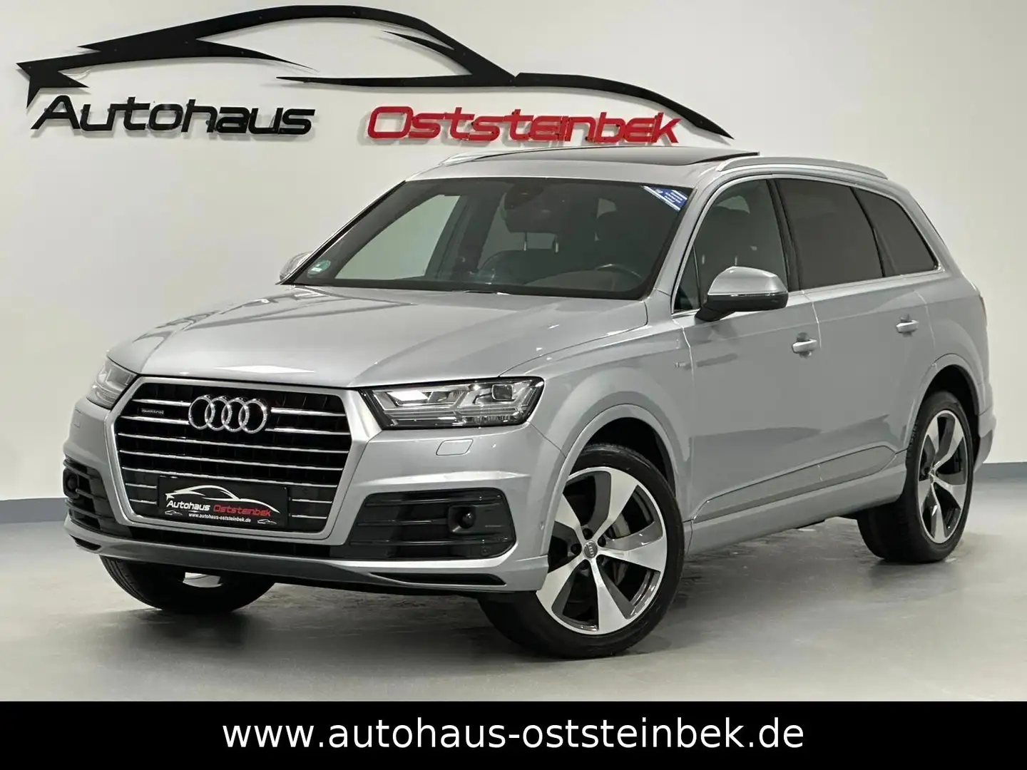 Audi Q7 3.0 TDI QUATTRO/S-LINE/PANO/LED/KAMERA/7-SITZ Silber - 1