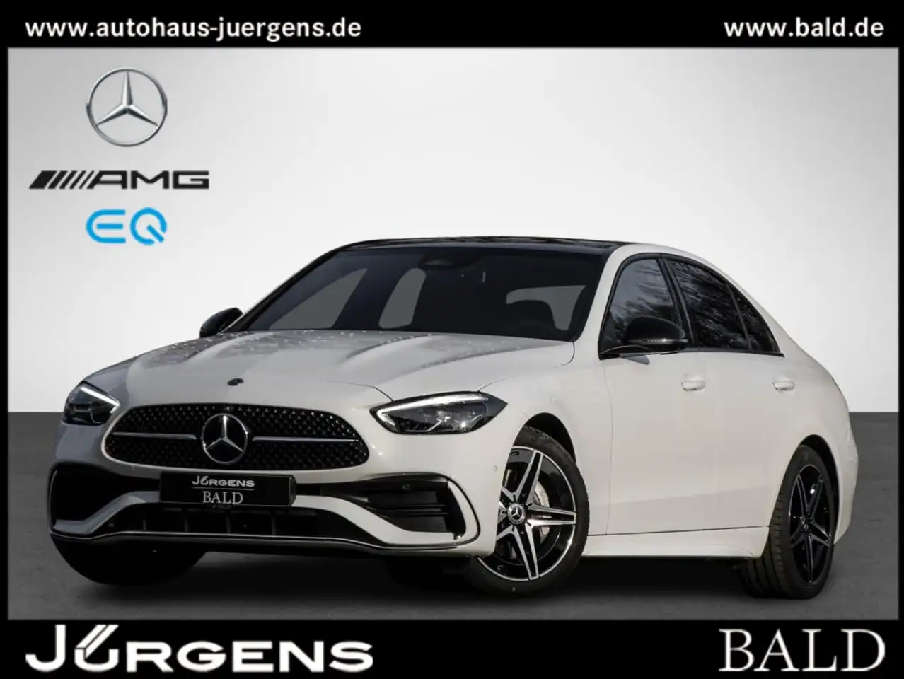 Mercedes-Benz C 200 AMG/LED/Pano/Burm3D/360/Memo/Totw/Night/18