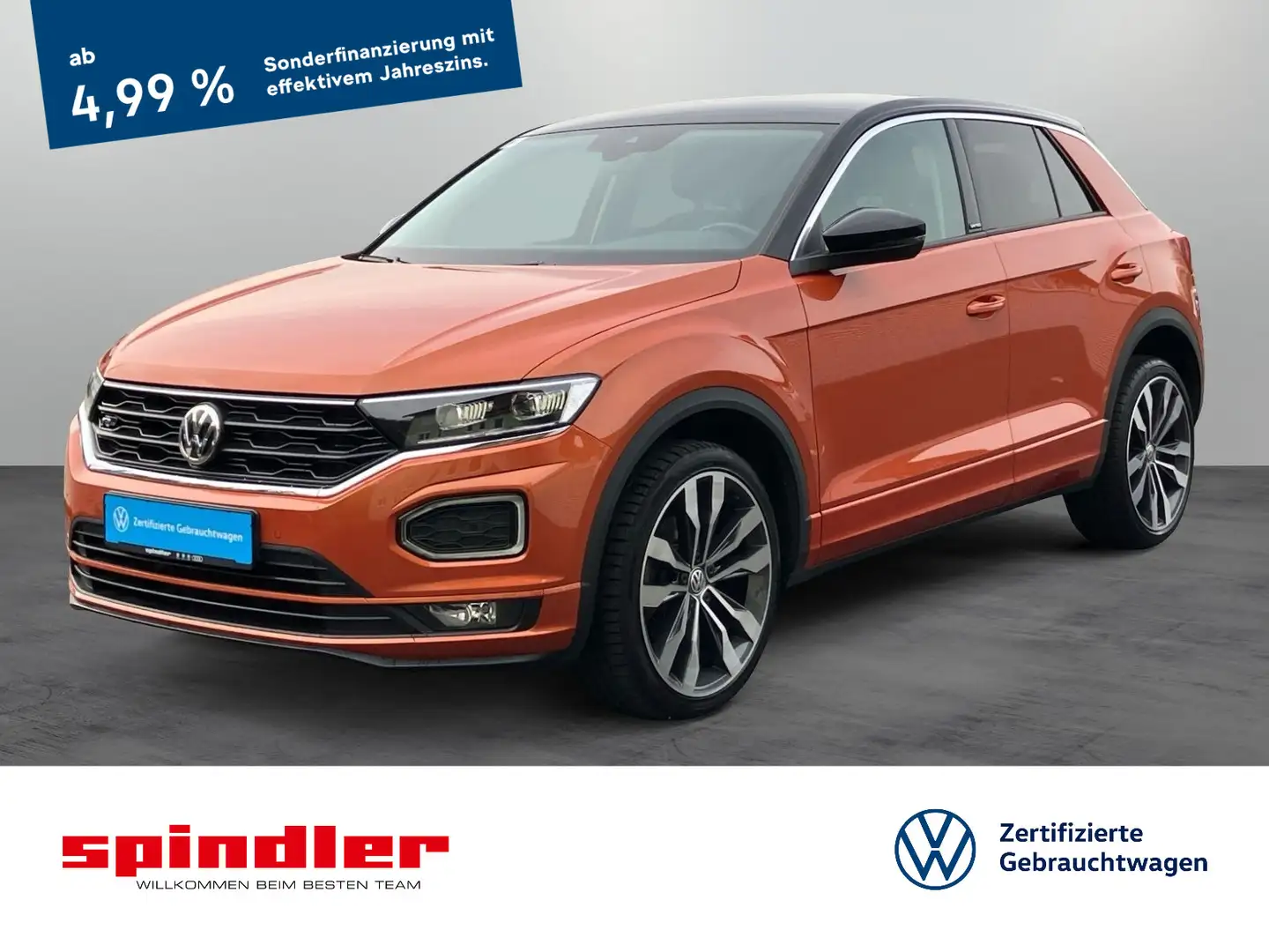 Volkswagen T-Roc United 1.5 TSI DSG / R-Line Ext, Navi, LED Orange - 1