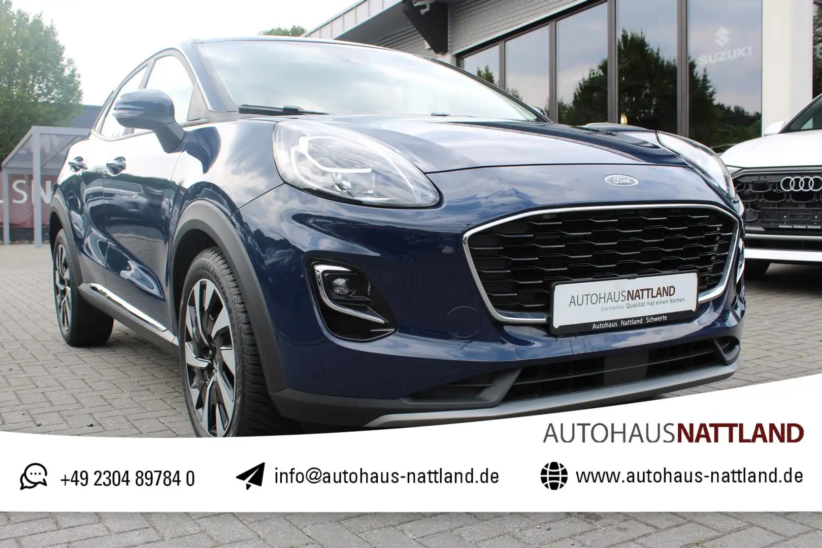 Ford Puma 1.0 EcoBoost Titanium  Automatik Navi 1.Hd. Azul - 1