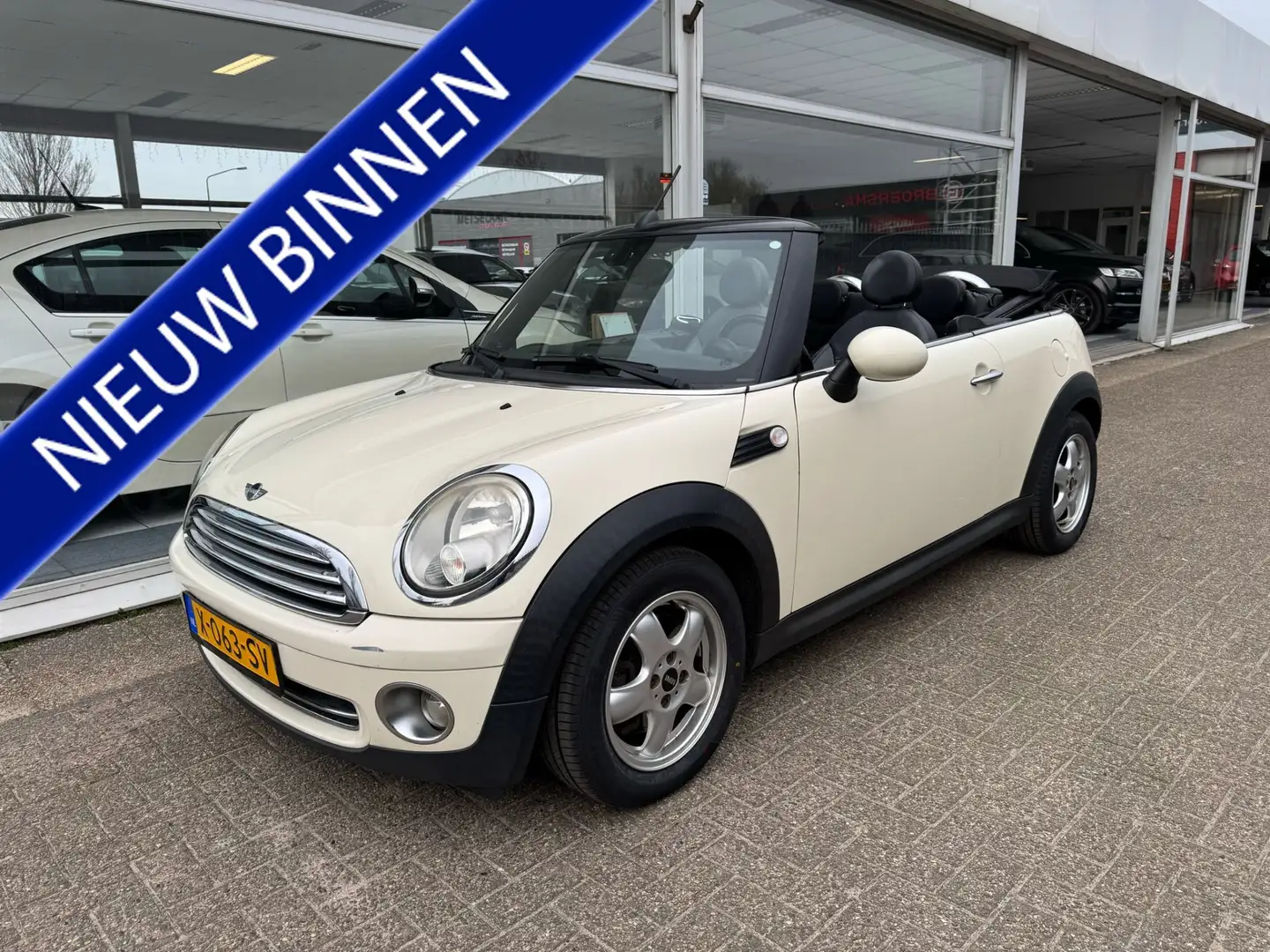 MINI Cooper Cabrio Mini 1.6 | | Airco | Elektrische ramen | APK tot 2 Biały - 1