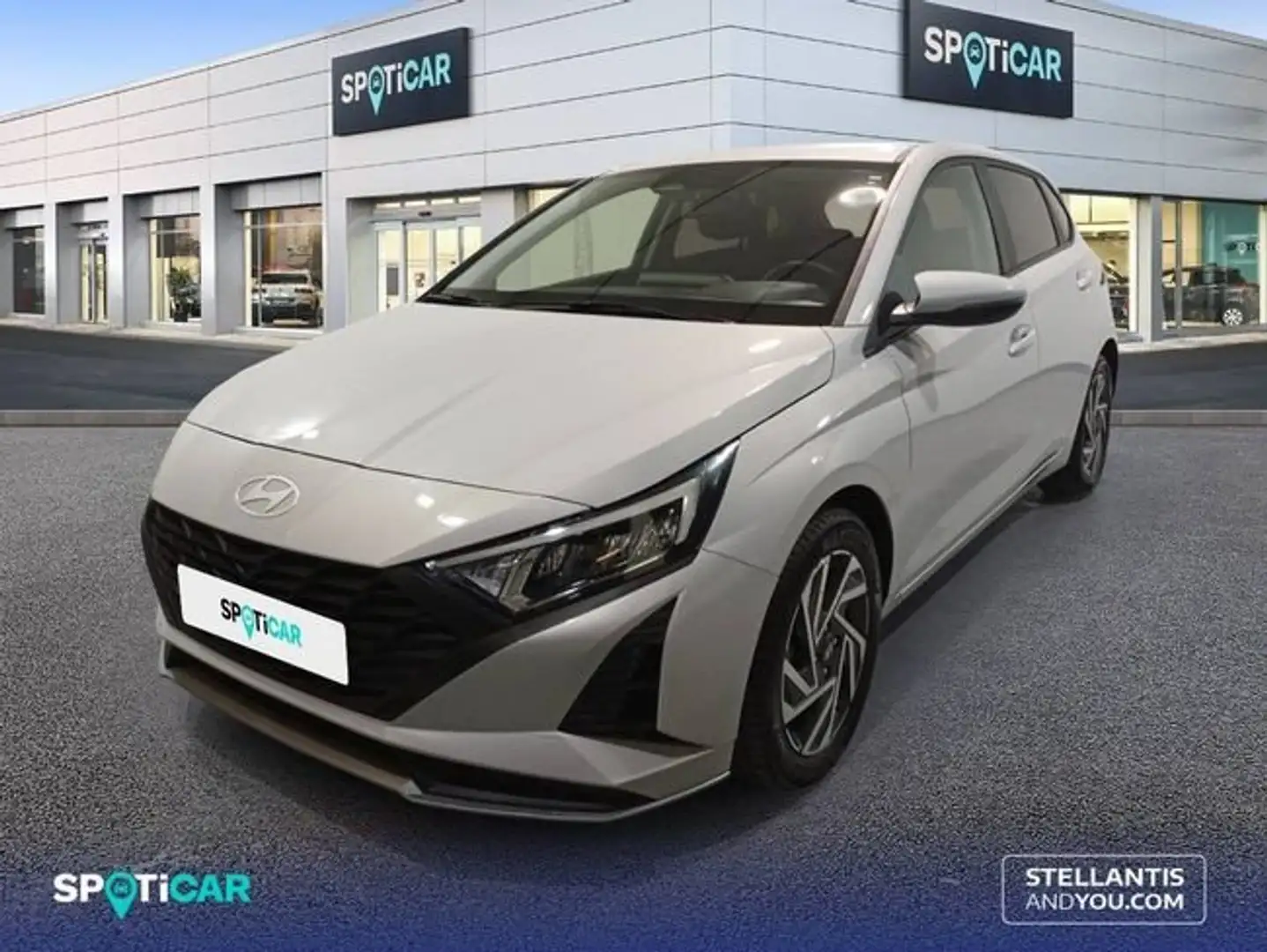Hyundai i20 1.2 MPI Klass Gris - 1