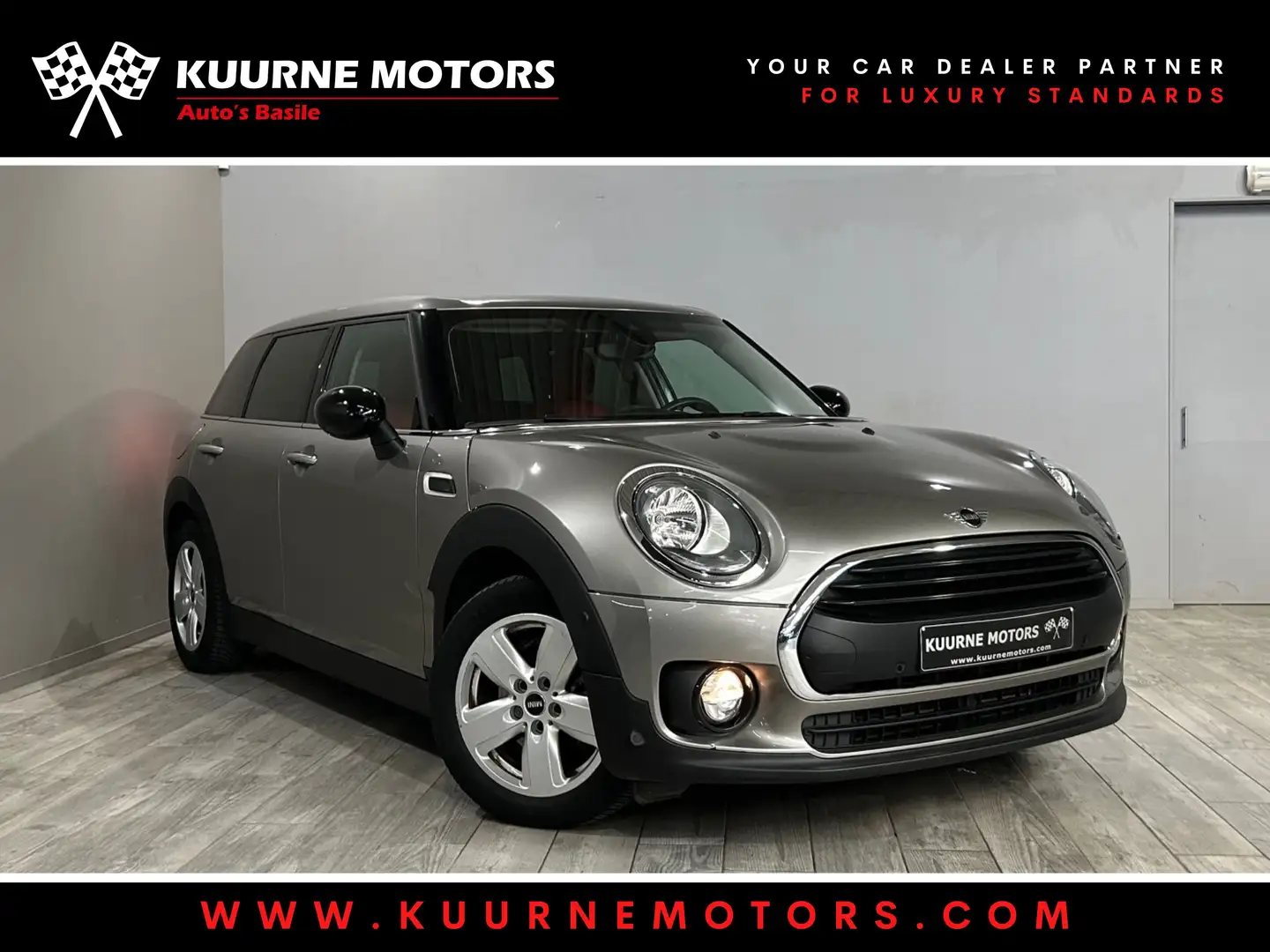 MINI One D Clubman 1.5 Alu16"/Acc/Leder/Gps/Pdc/Airco *1j garantie* Beige - 1