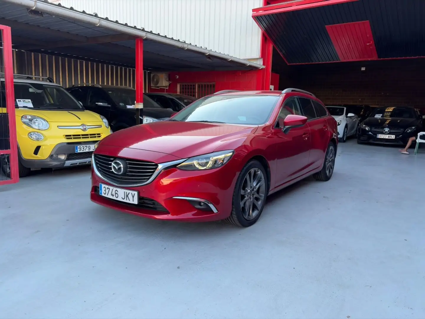 Mazda 6 W. 2.2DE Style (Navi) 110kW Burdeos - 2
